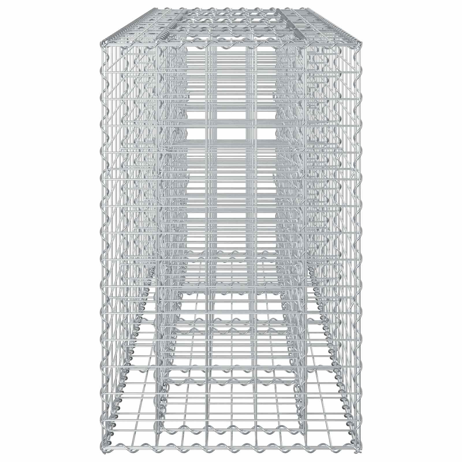Gabion Kohotettu Peti Hopea