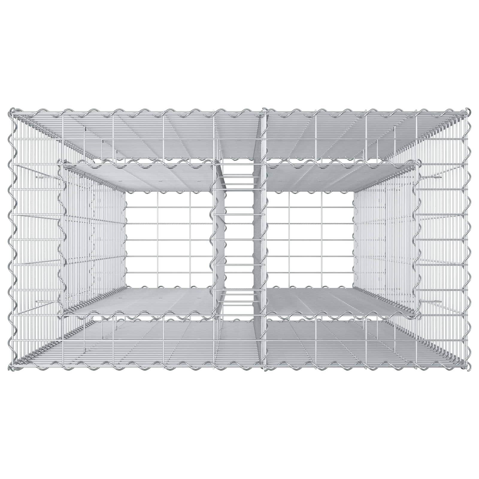 Gabion Kohotettu Peti Hopea