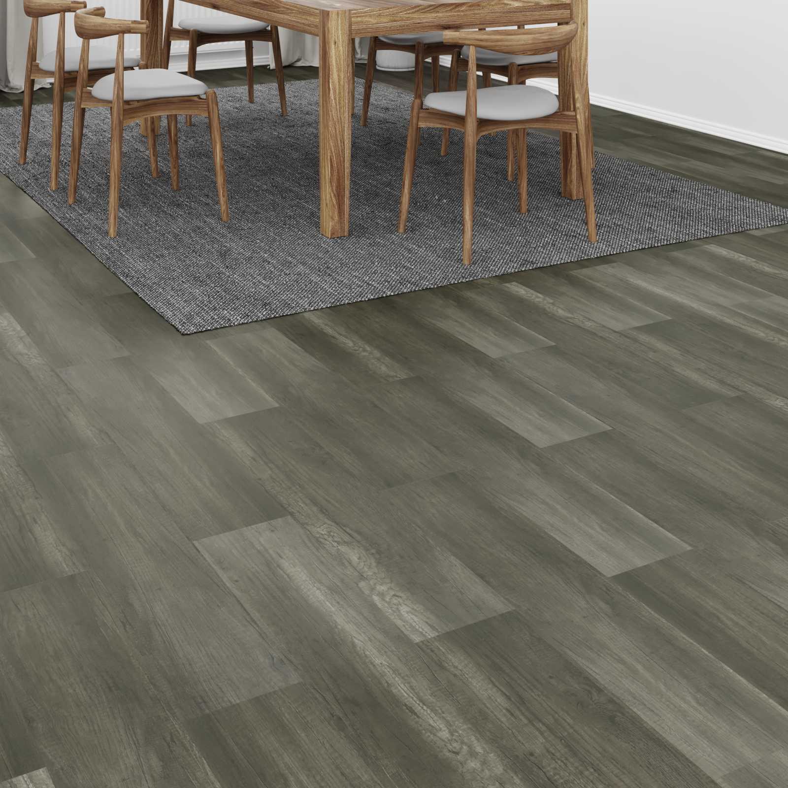 Laminaattilattia 5 Pcs Ikääntynyt Harmaa 101 X 20 X 0,8 Cm