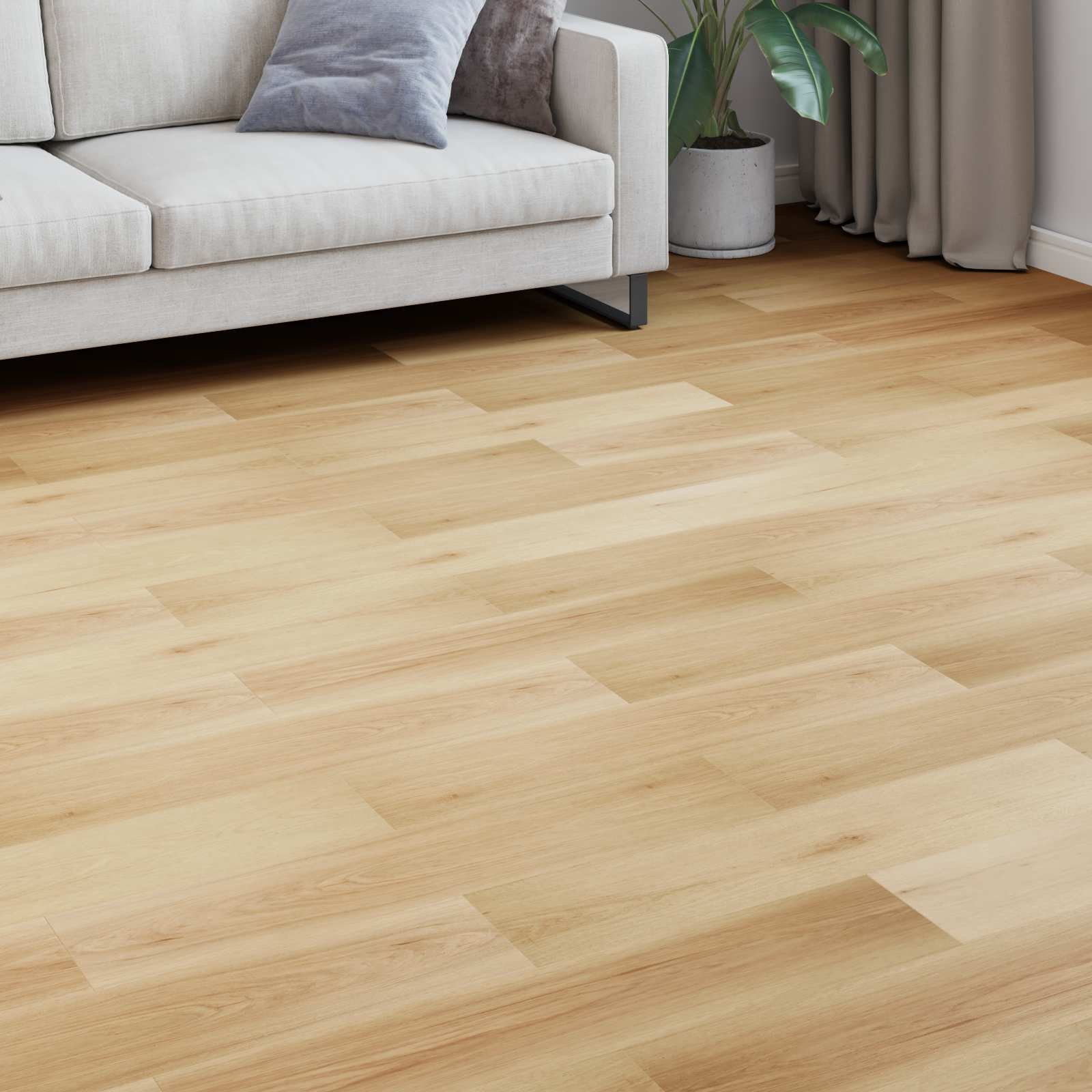 Laminaattilattia 15 Pcs Vaalea Vaahtera 101 X 20 X 0,8 Cm