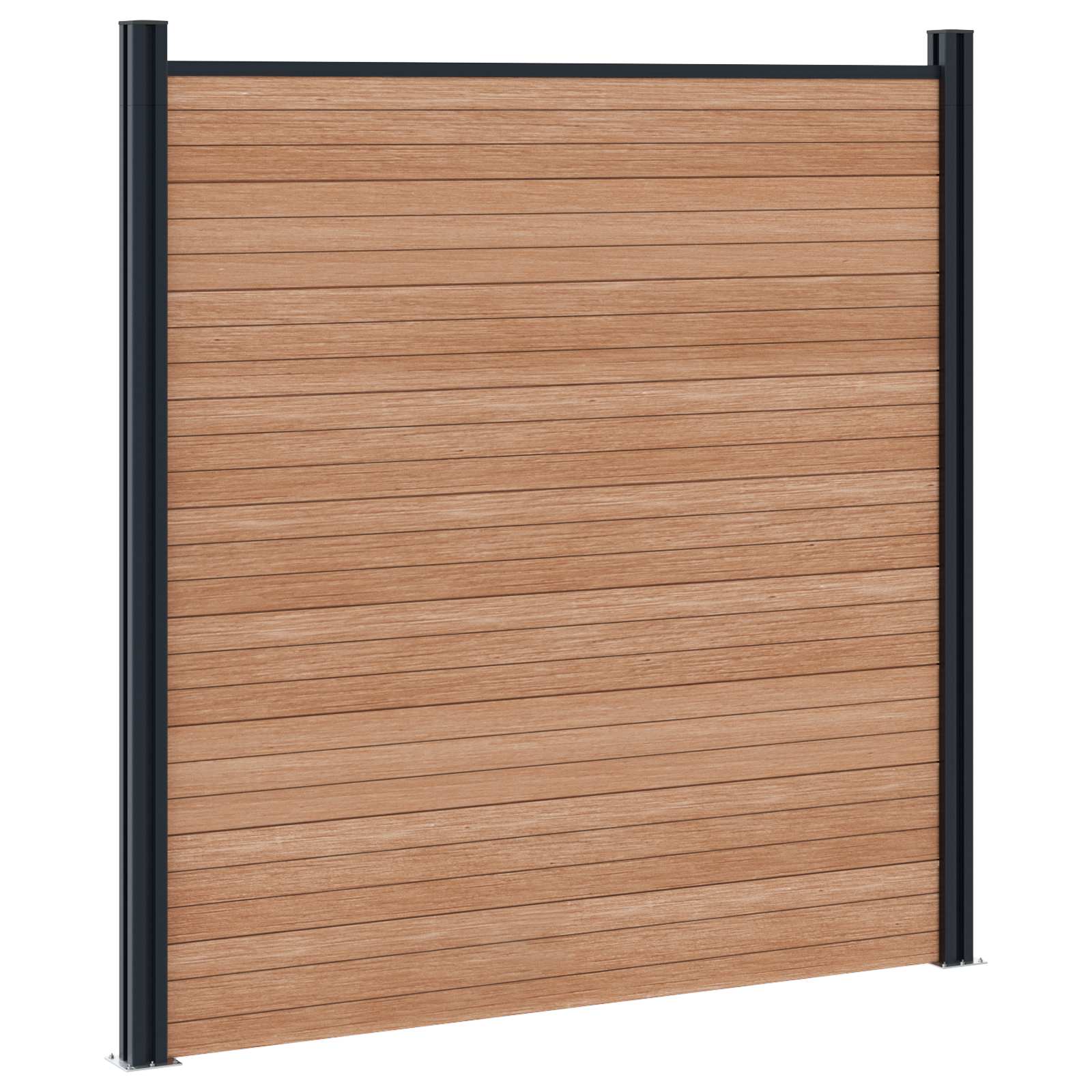 Aidat Setti 6 Pcs 965 X 186 Cm Wpc Ja Alumiini Ruskea