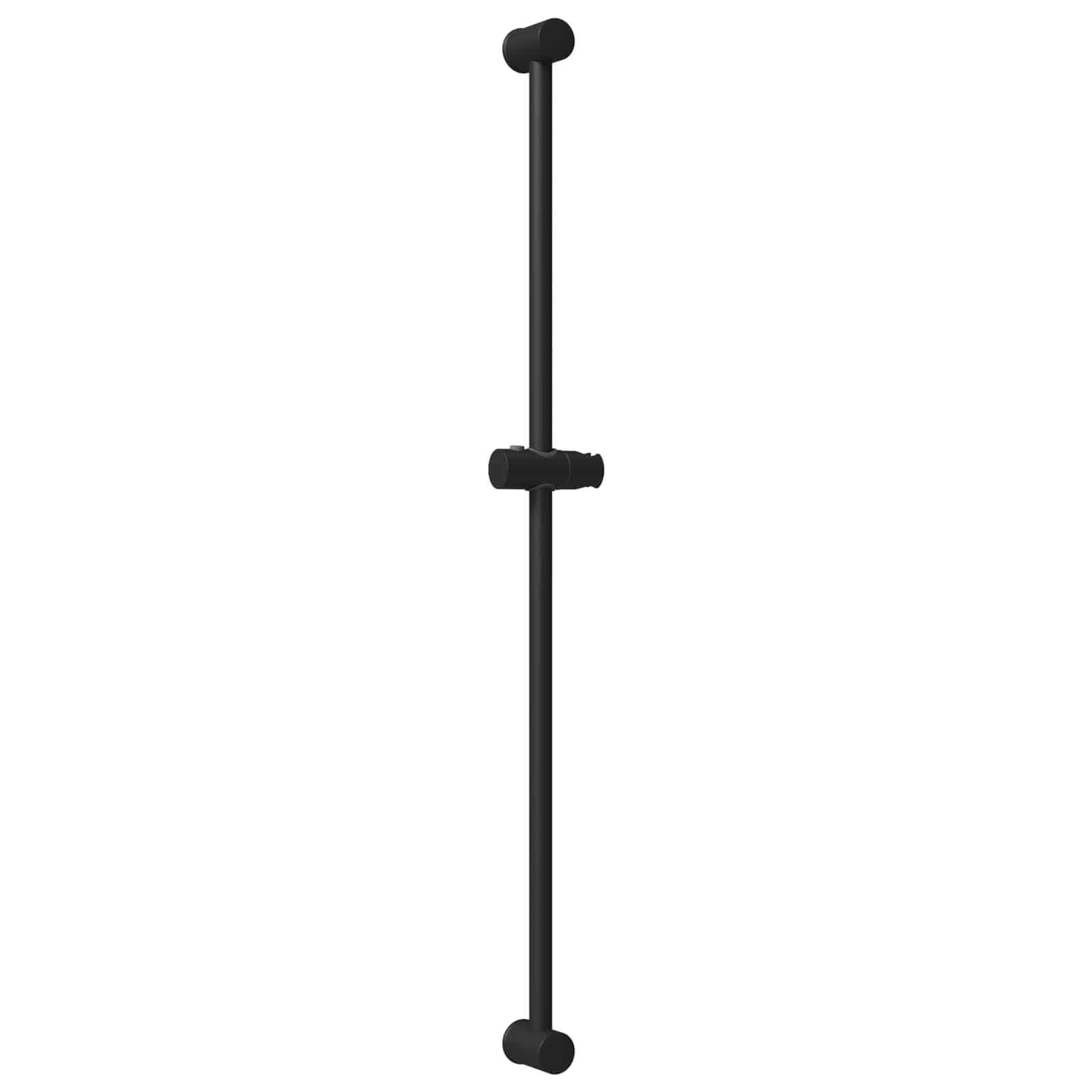 Suihkupään Pidike Musta 101 Cm Ruostumaton Teräs
