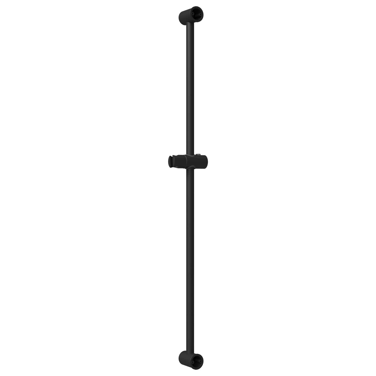 Suihkupään Pidike Musta 101 Cm Ruostumaton Teräs