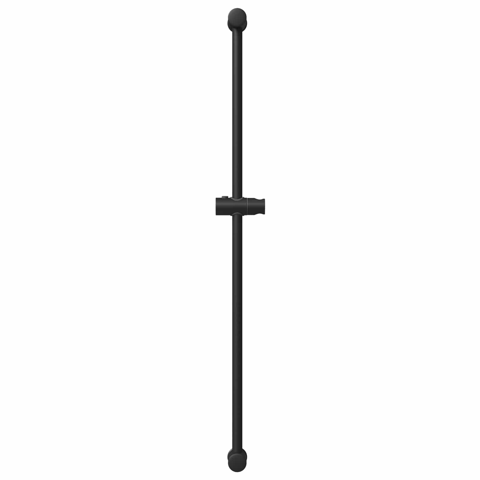 Suihkupään Pidike Musta 101 Cm Ruostumaton Teräs
