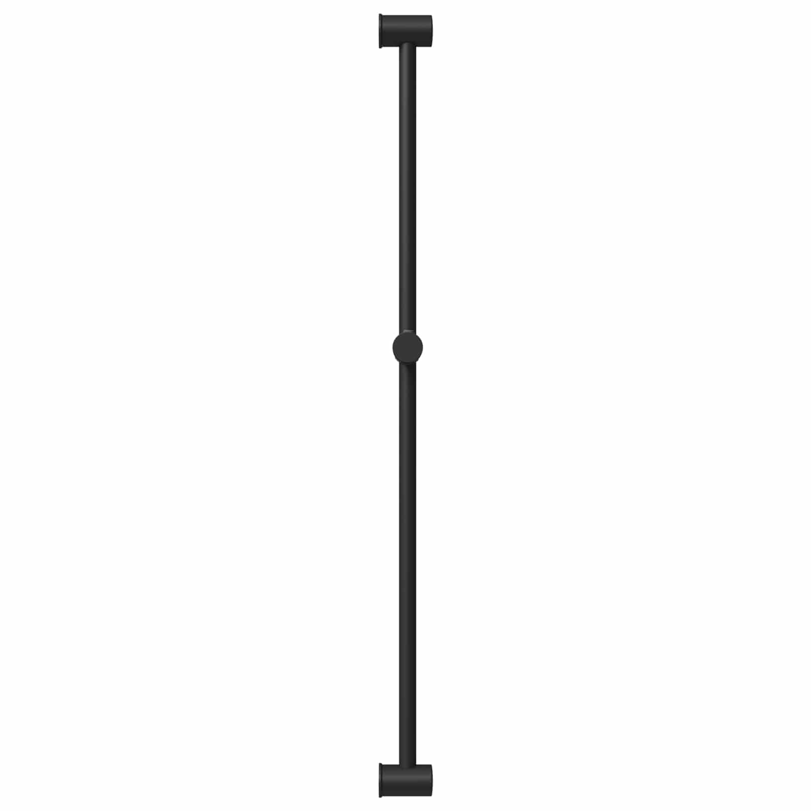 Suihkupään Pidike Musta 101 Cm Ruostumaton Teräs