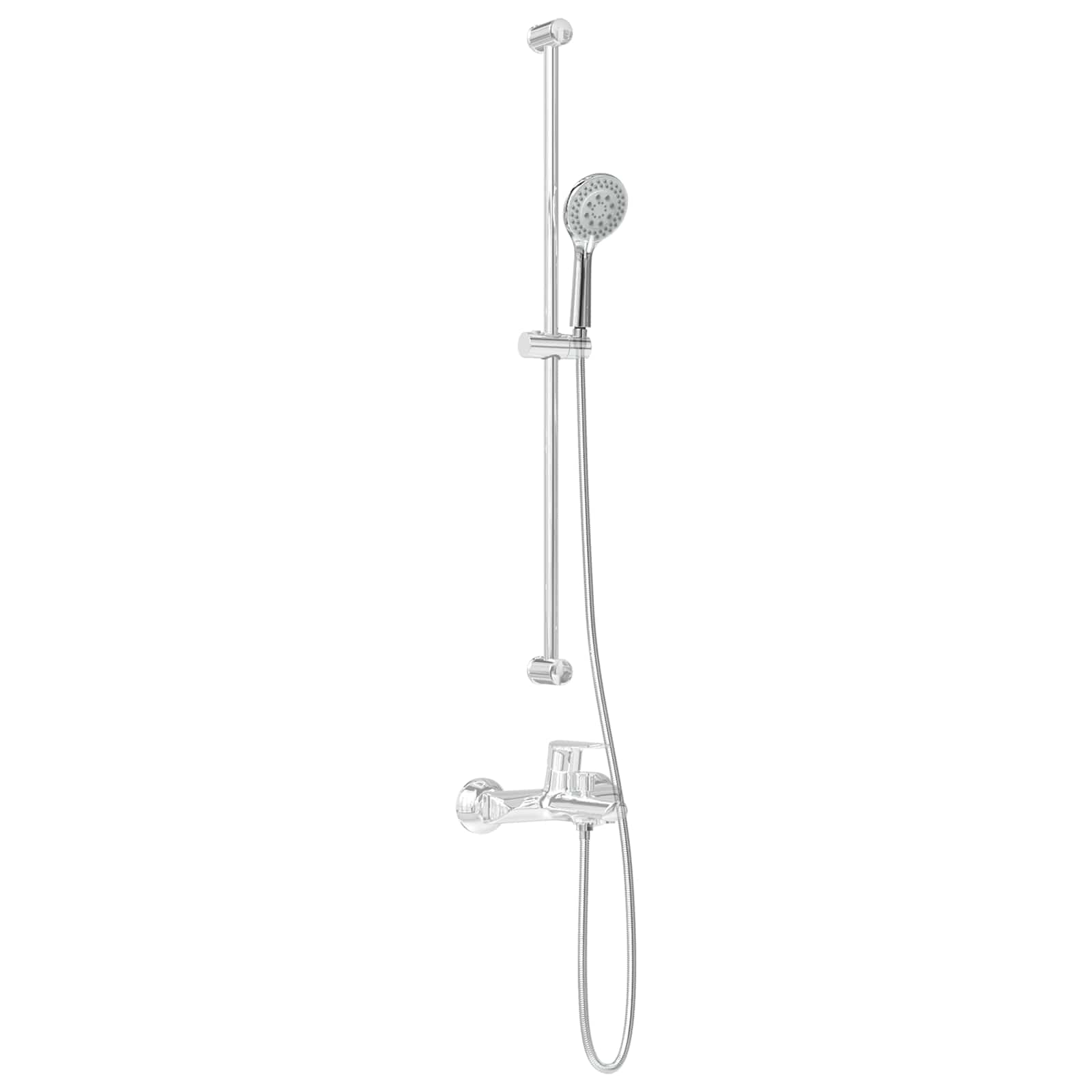Suihkupään Sarja Kromi 150 Cm Ruostumaton Teräs