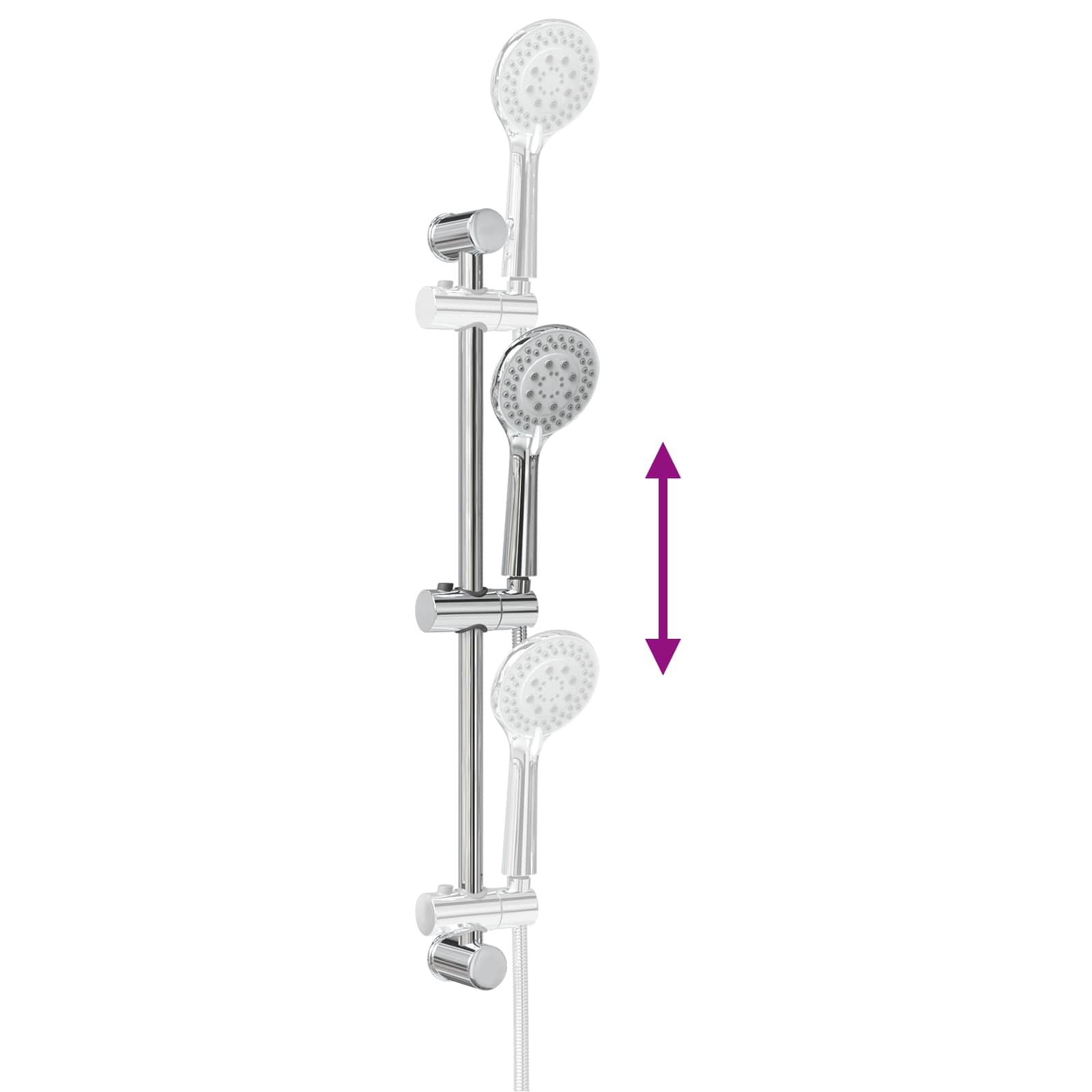 Suihkusuunnitelma Kromi 70 Cm Ruostumaton Teräs