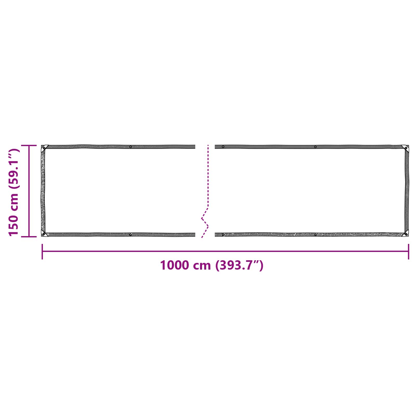 Suojakankaat Läpinäkyvä 10 X 1,5 M Pe