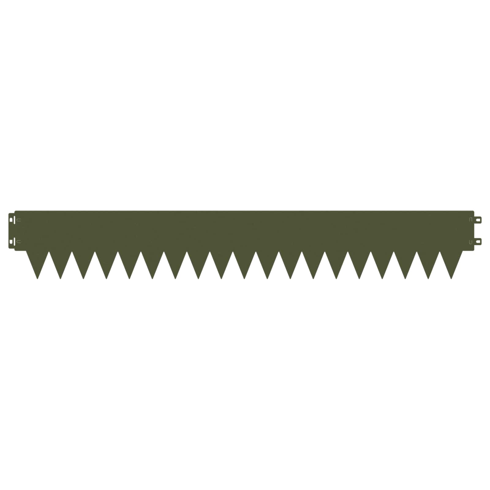 Nurmireunus 10 Pcs 103 X 15 Cm Metalli Oliivinvihreä