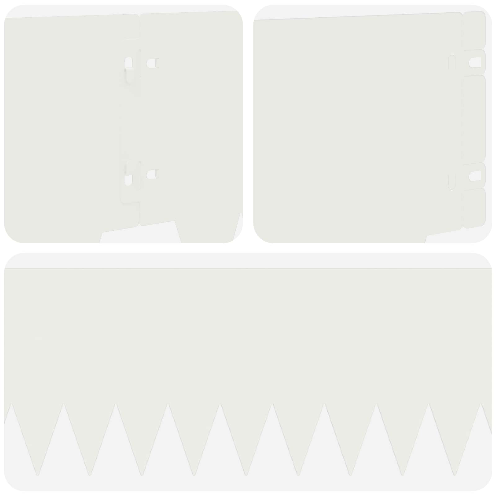 Nurmireunus 30 Pcs 103 X 20 Cm Metalli Valkoinen