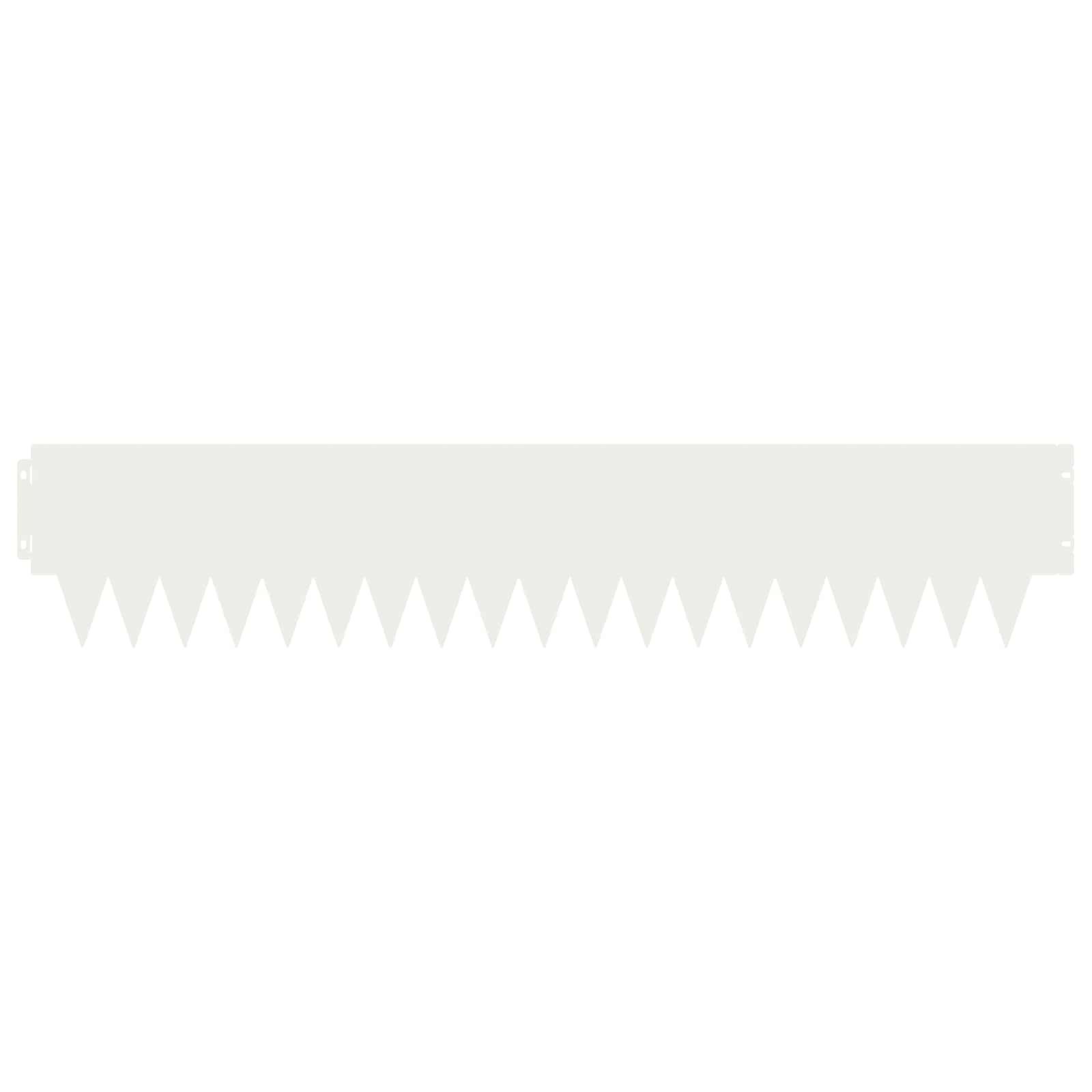 Nurmireunus 30 Pcs 103 X 20 Cm Metalli Valkoinen