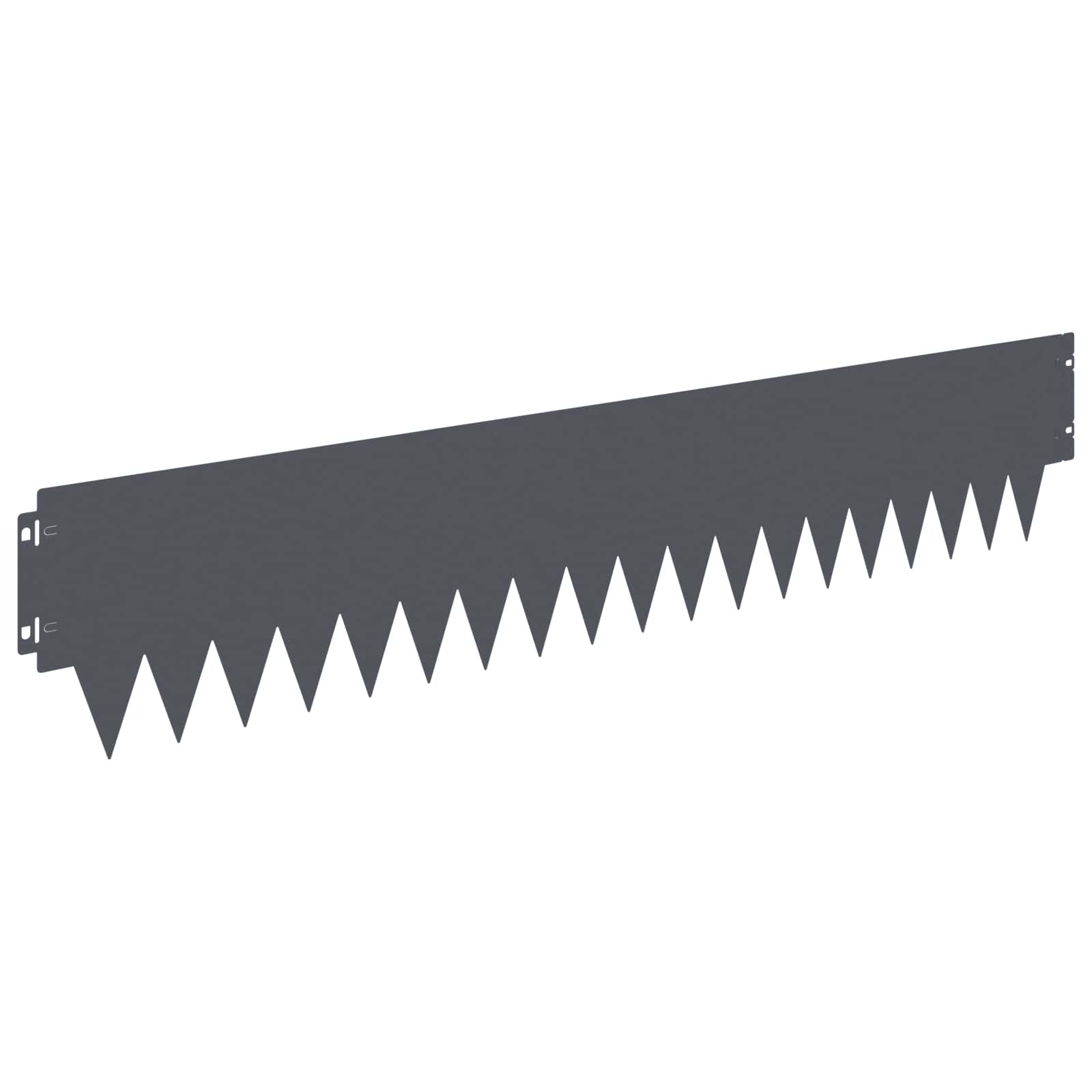 Nurmireunus 10 Pcs 103 X 20 Cm Metalli Antrasiitti