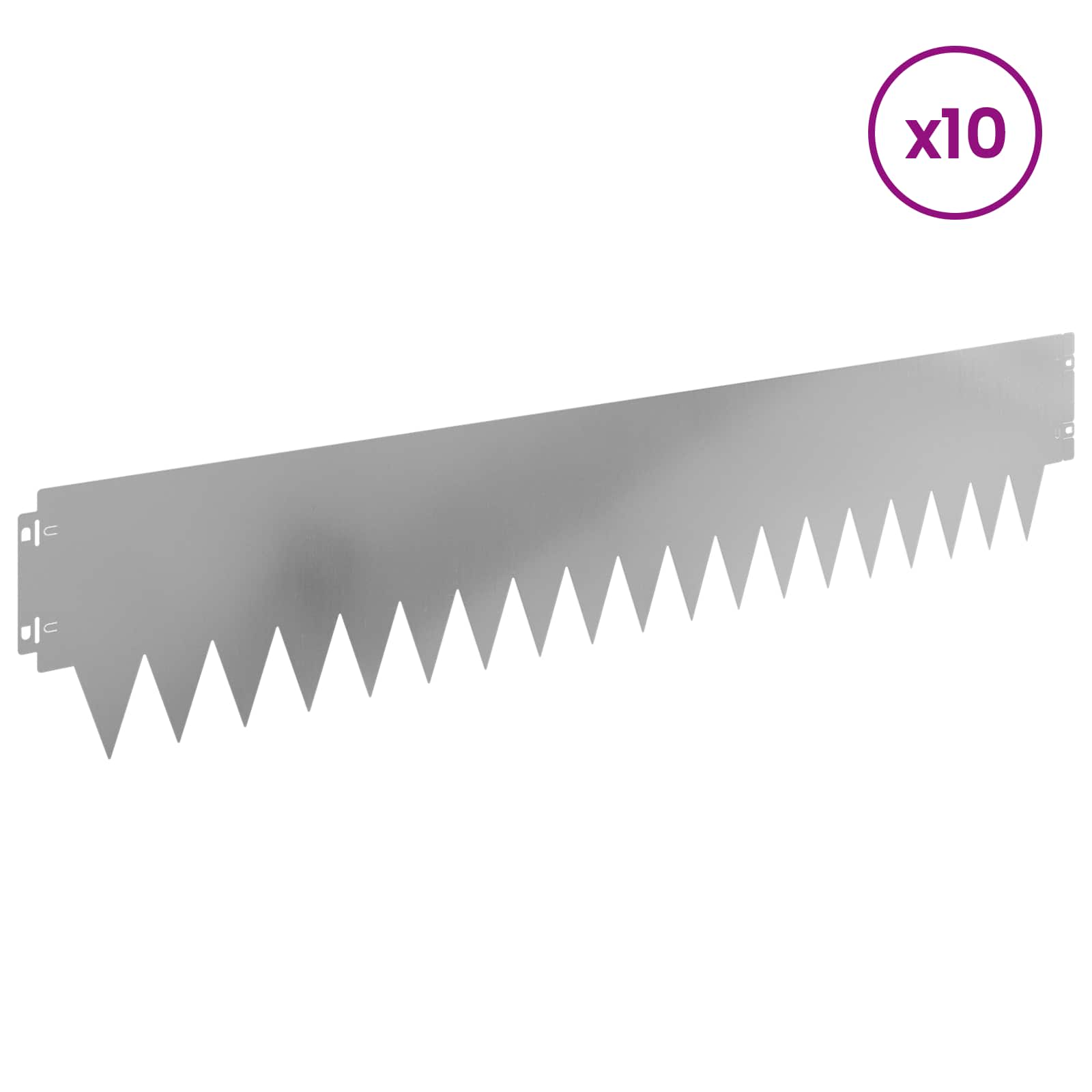 Nurmireunus 10 Pcs 103 X 20 Cm Metalli Hopea