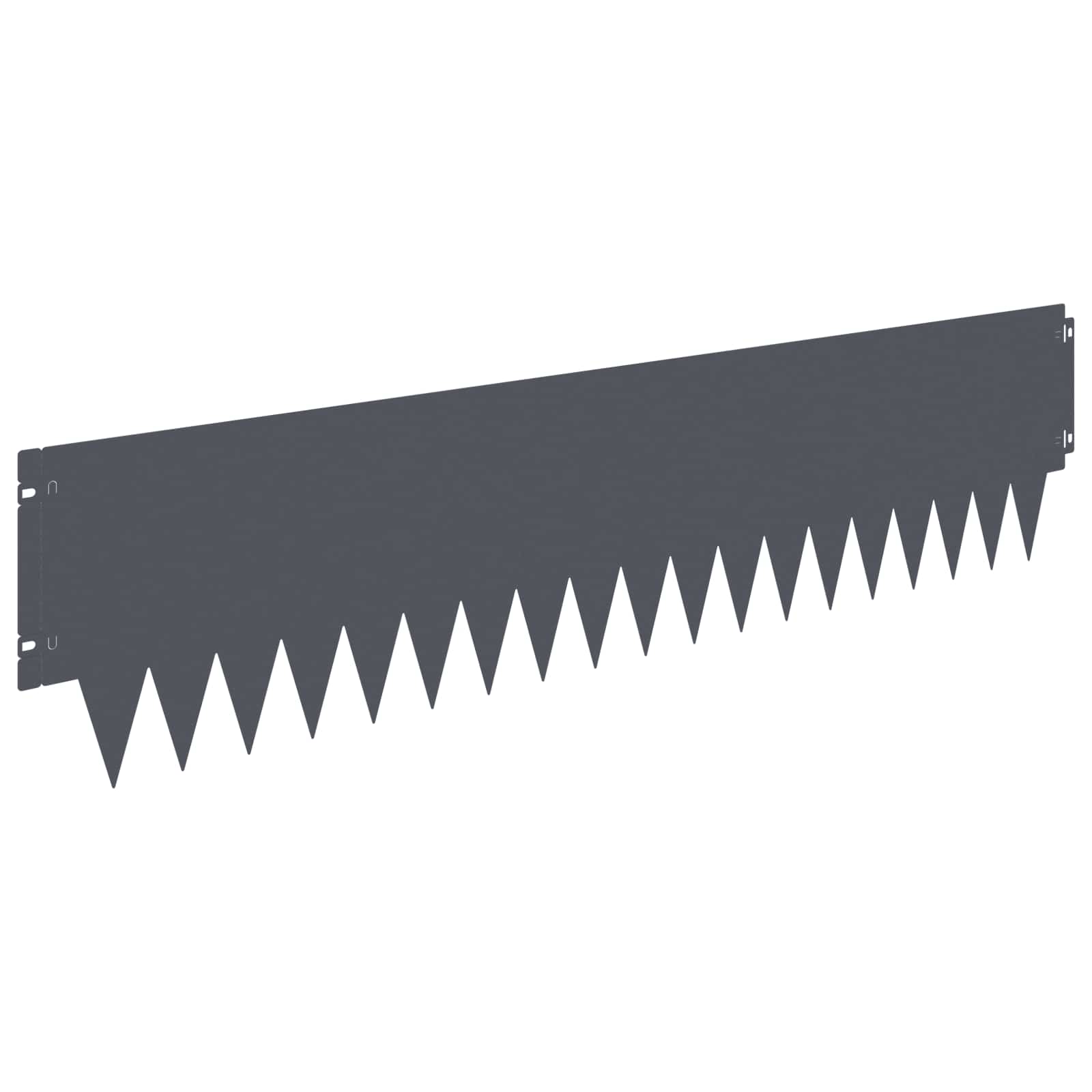 Nurmireunus 20 Pcs 103 X 25 Cm Metalli Antrasiitti