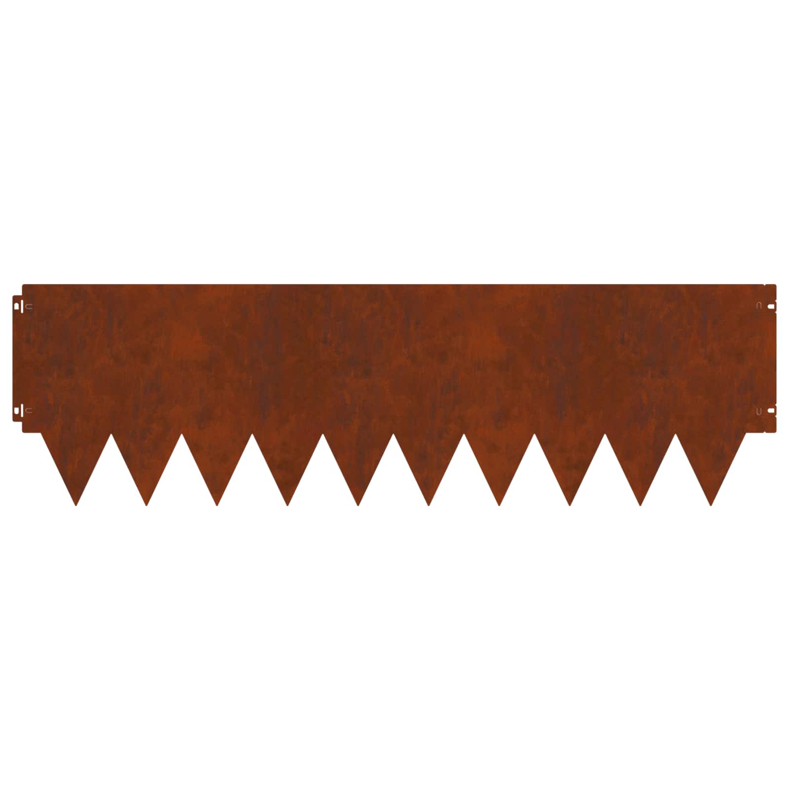 Nurmireunus 20 Pcs 103 X 30 Cm Metalli Ruosteinen