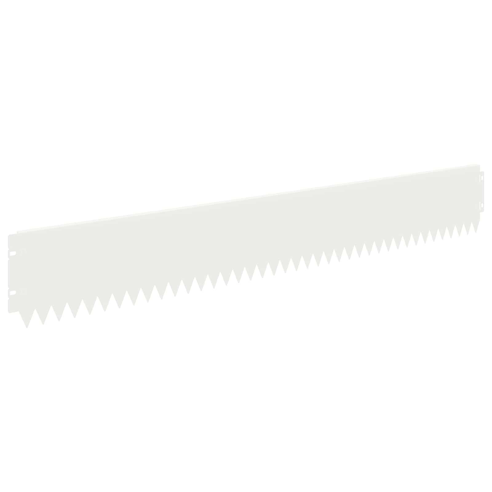 Nurmireunus 20 Pcs 103 X 15 Cm Teräs Valkoinen