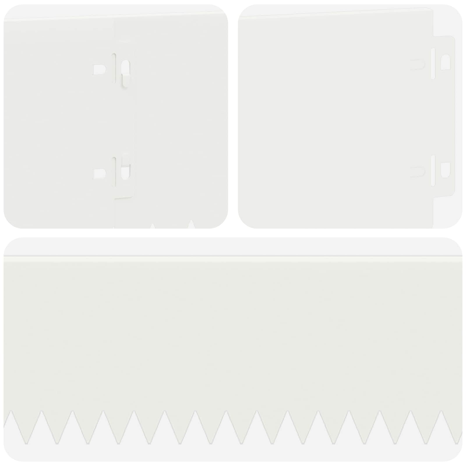 Nurmireunus 30 Pcs 103 X 15 Cm Teräs Valkoinen