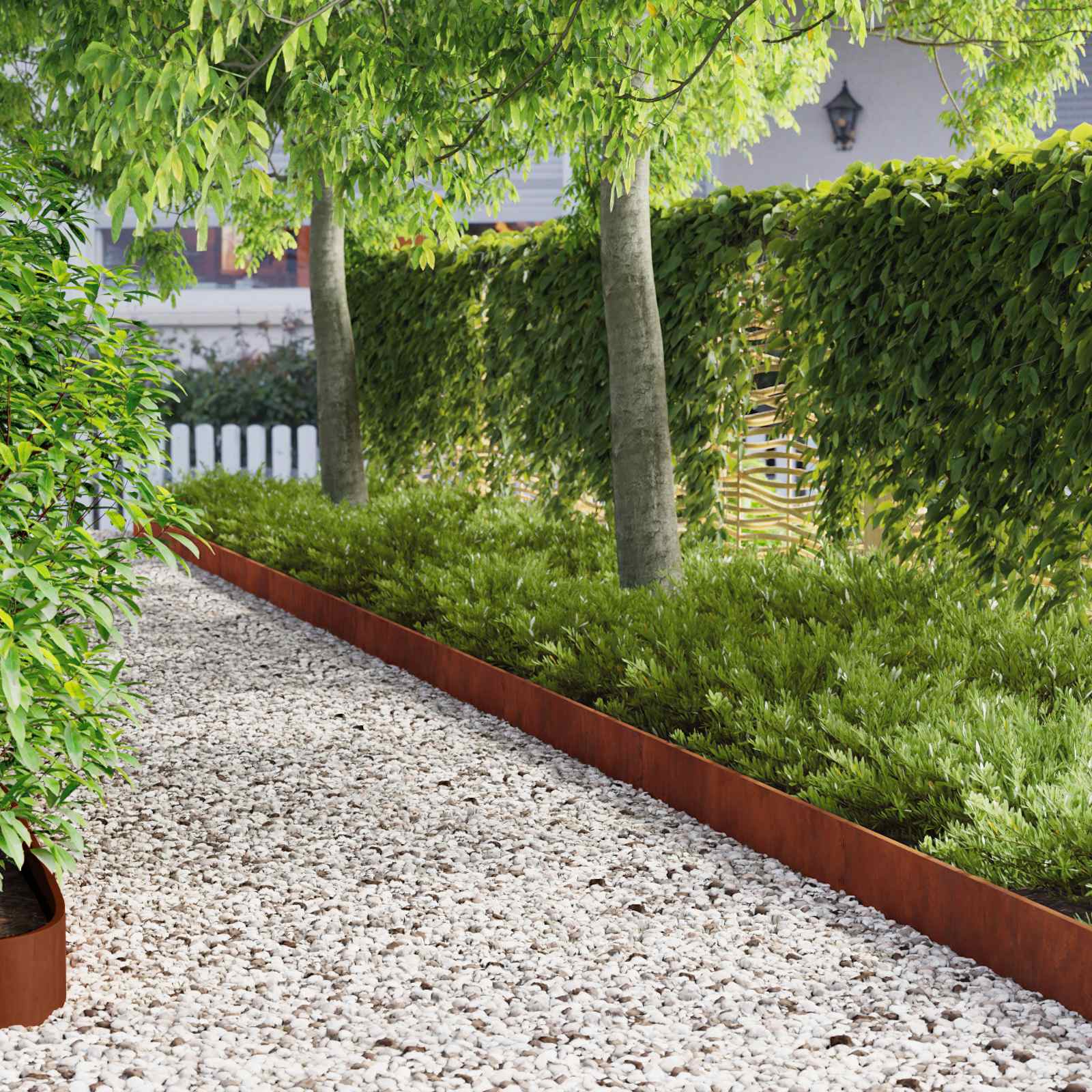 Nurmireunus 20 Pcs 103 X 15 Cm Teräs Ruosteinen