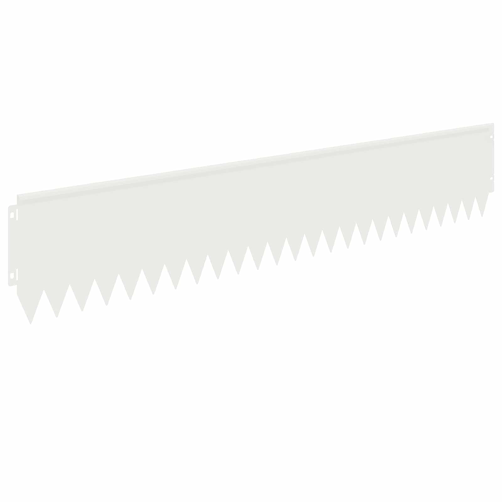 Nurmireunus 30 Pcs 103 X 20 Cm Teräs Valkoinen