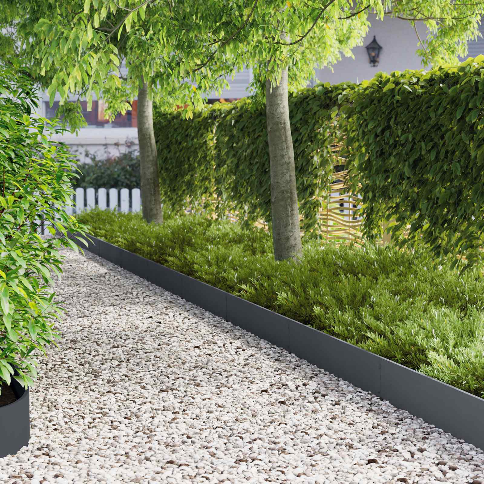 Nurmireunus 30 Pcs 103 X 20 Cm Teräs Antrasiitti