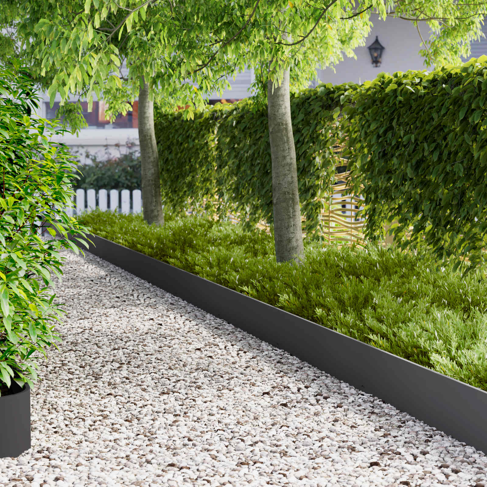 Nurmireunus 20 Pcs 103 X 25 Cm Teräs Musta