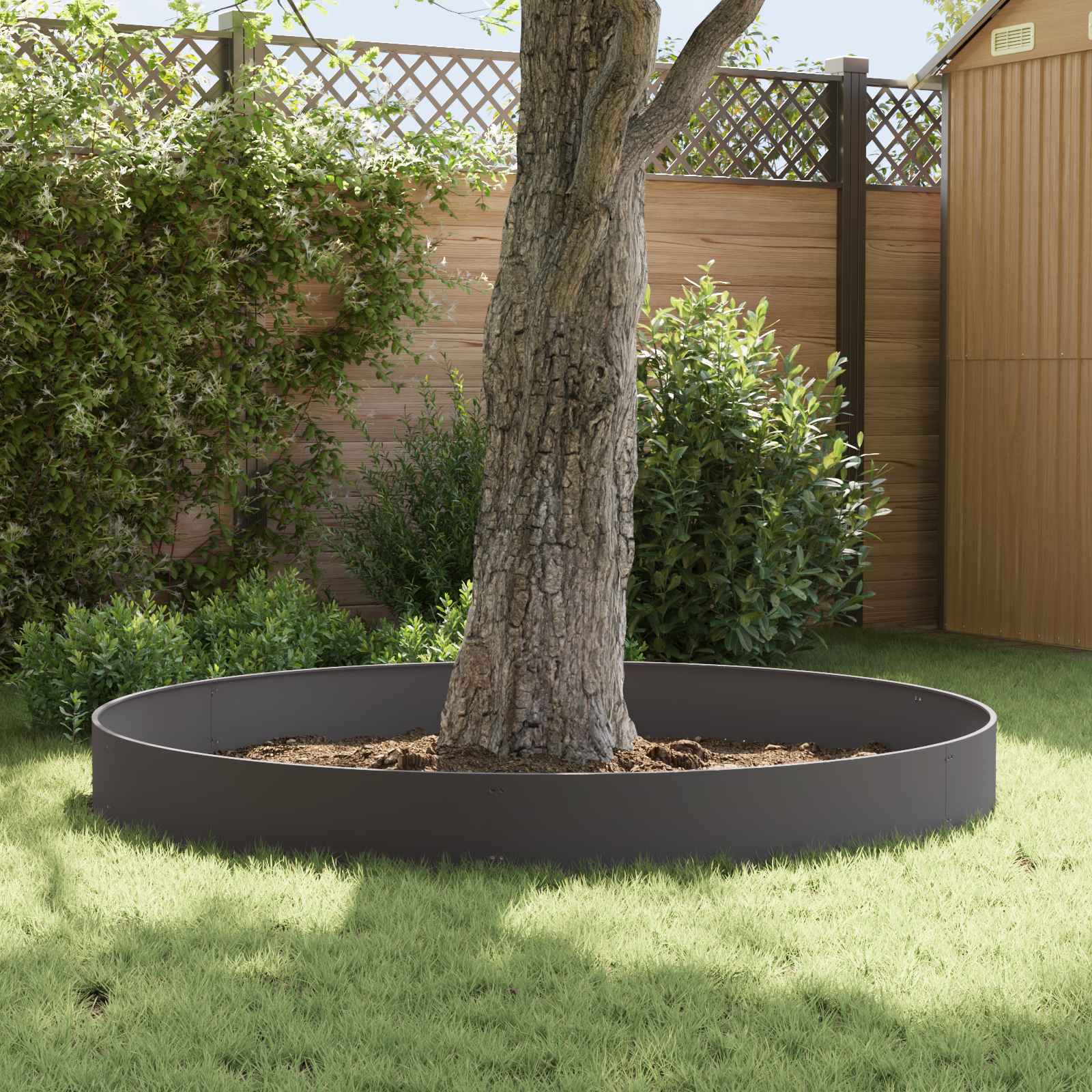 Nurmireunus 10 Pcs 103 X 30 Cm Teräs Musta