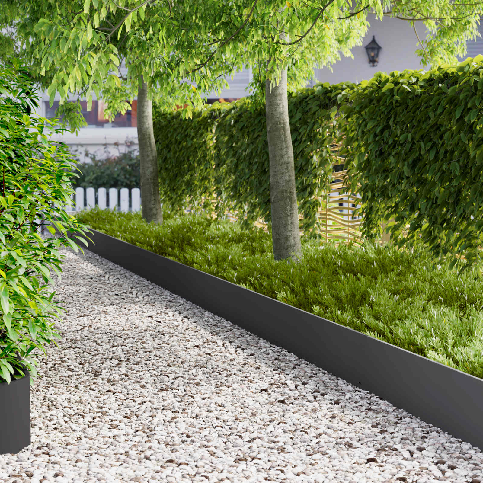 Nurmireunus 20 Pcs 103 X 30 Cm Teräs Musta