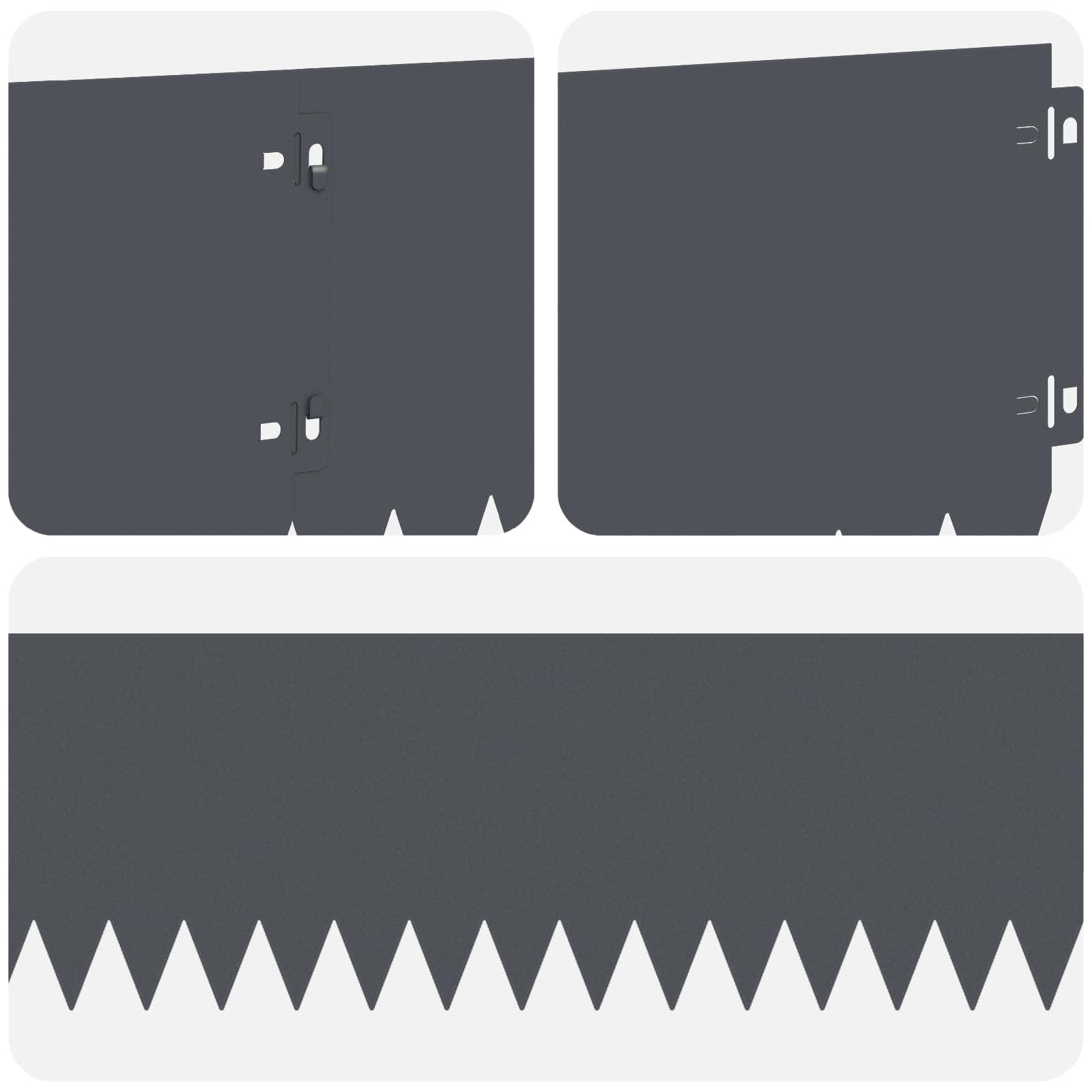 Nurmireunus 30 Pcs 103 X 20 Cm Teräs Antrasiitti