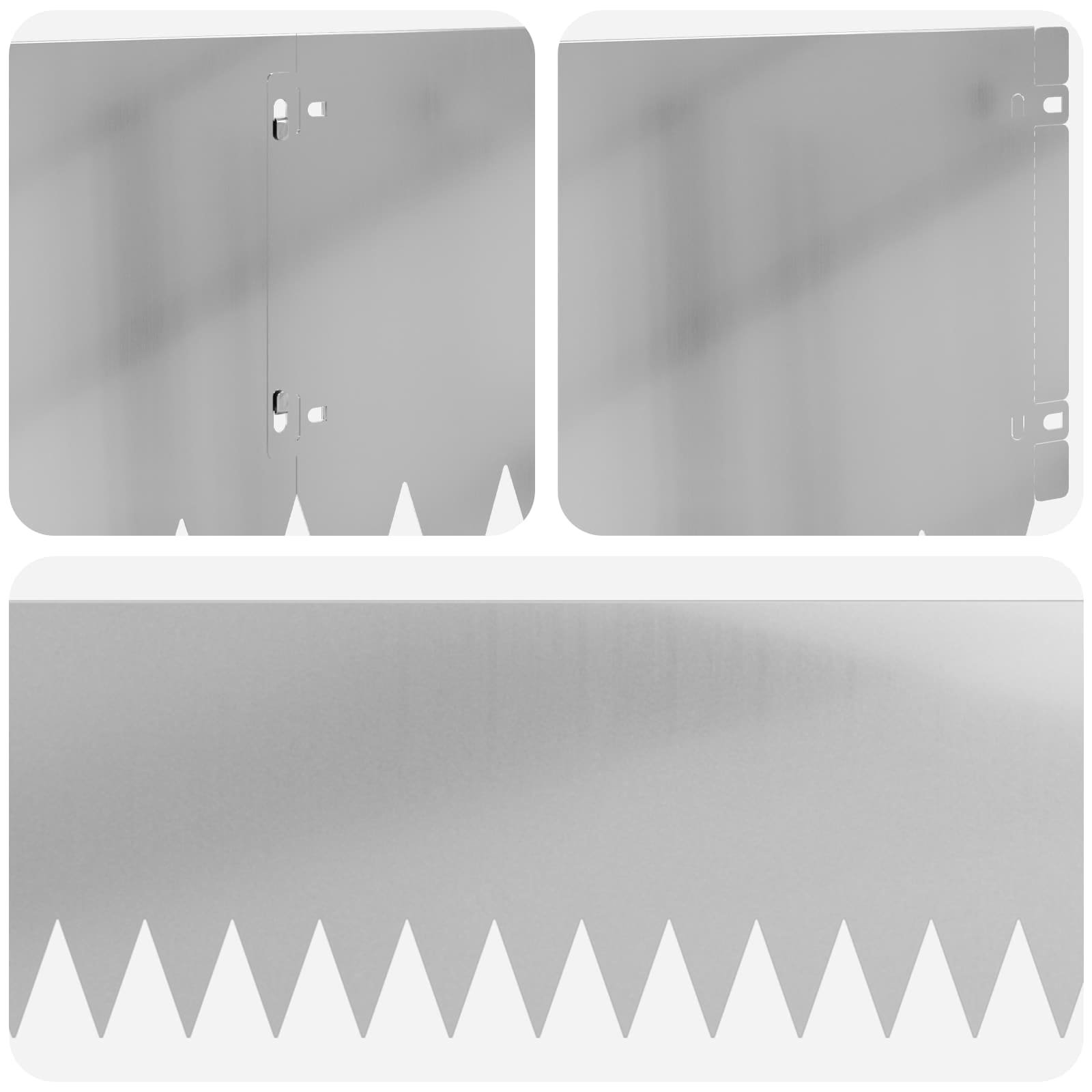 Nurmireunus 10 Pcs 103 X 25 Cm Teräs Hopea