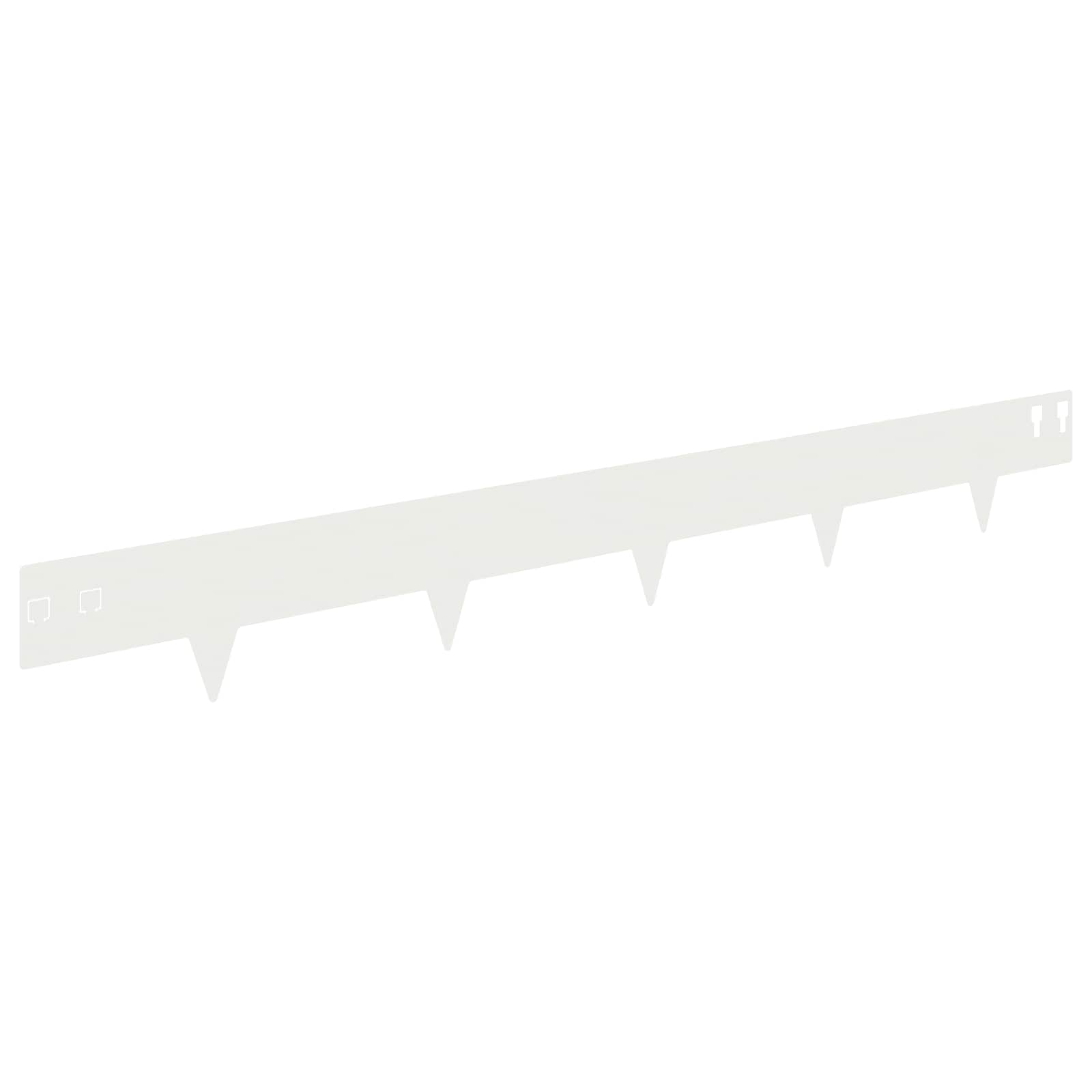Nurmireunus 50 Pcs 100 X 12 Cm Teräs Valkoinen