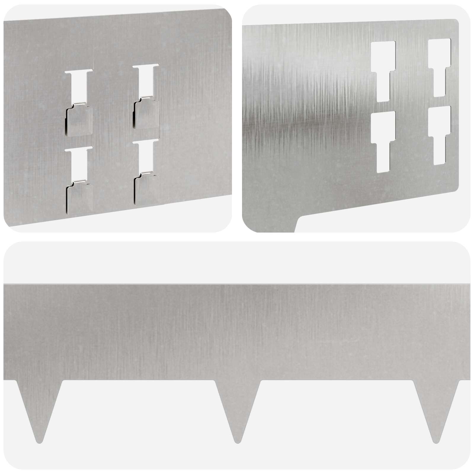 Nurmireunus 30 Pcs 100 X 15 Cm Teräs Hopea