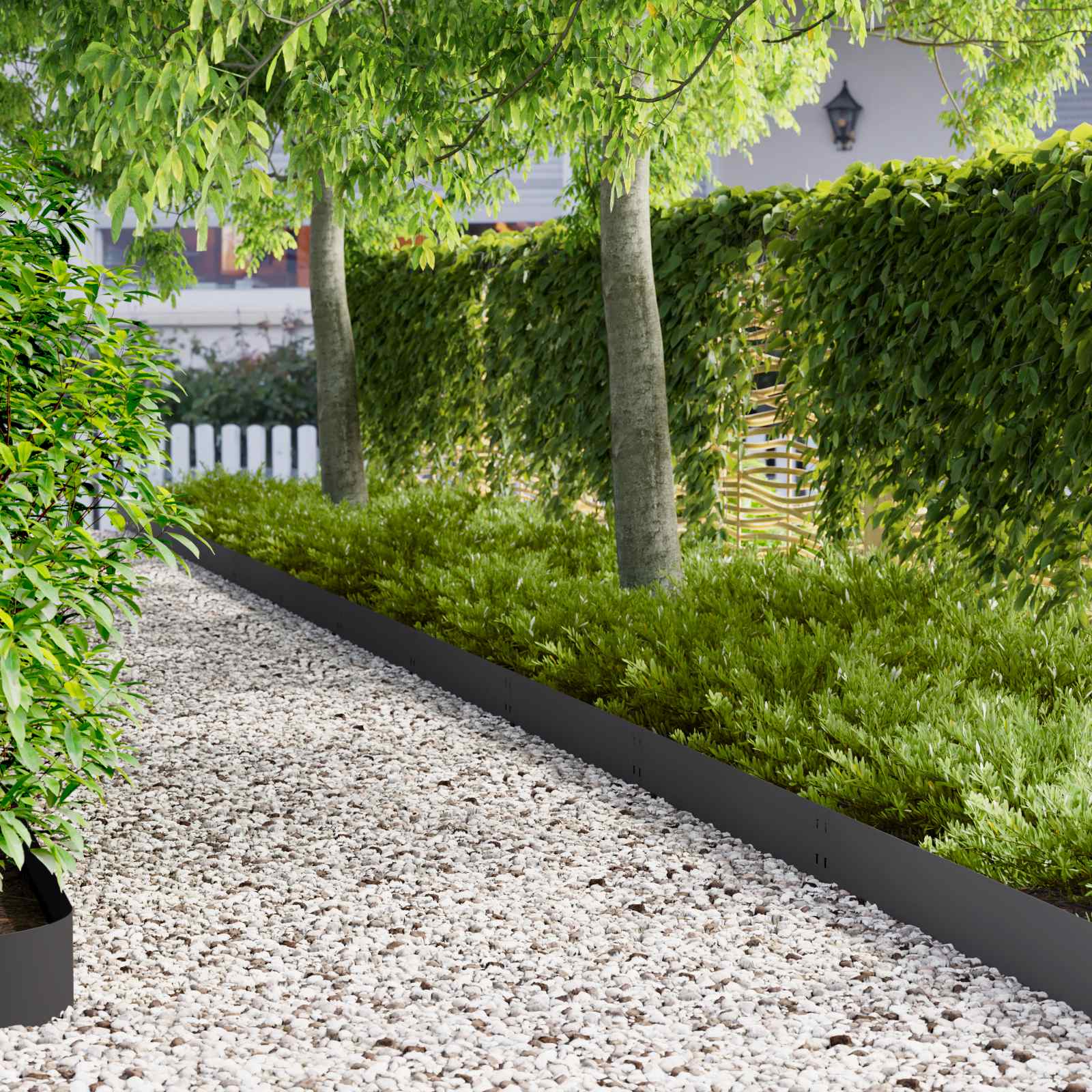Nurmireunus 30 Pcs 100 X 20 Cm Teräs Musta