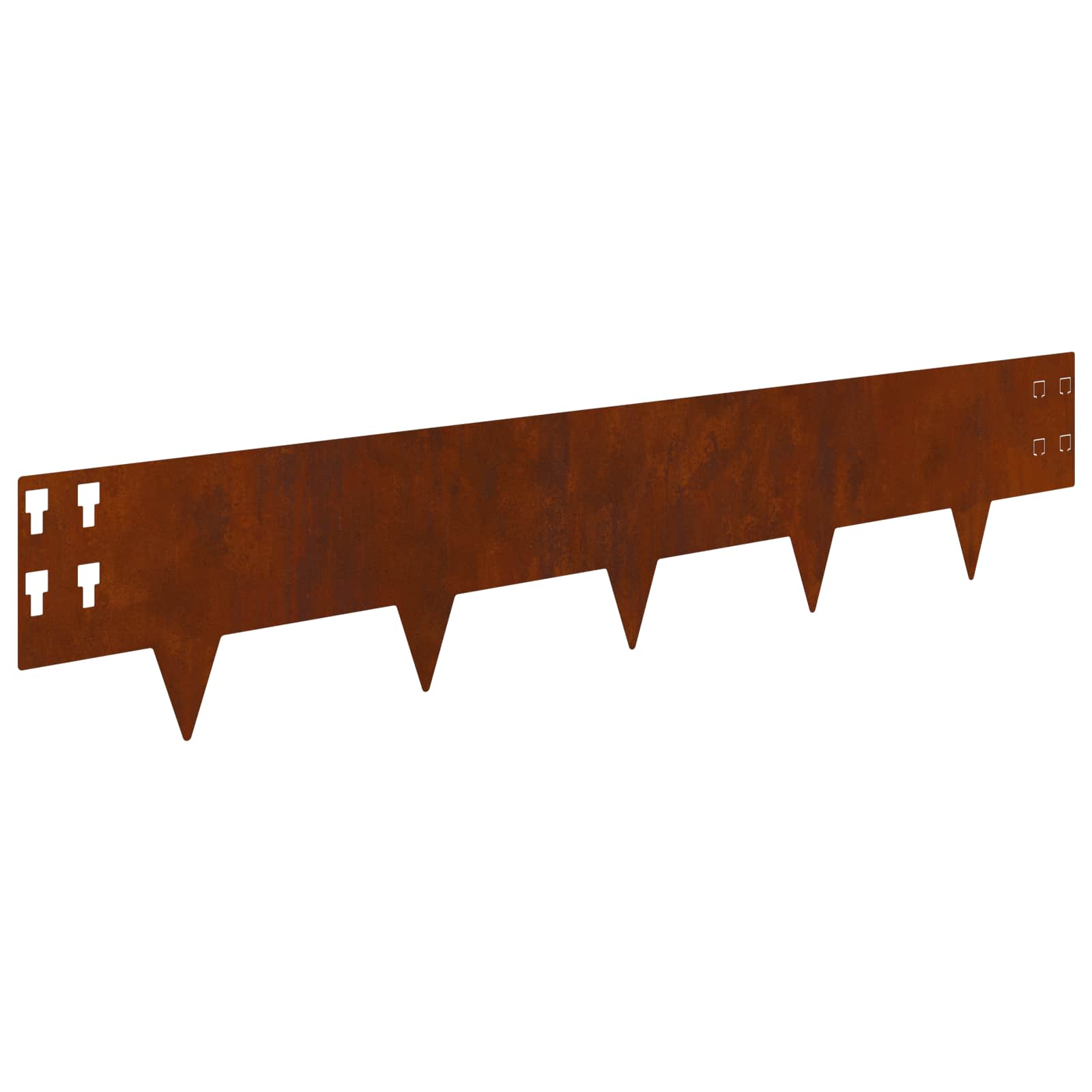 Nurmireunus 50 Pcs 100 X 20 Cm Teräs Ruosteinen