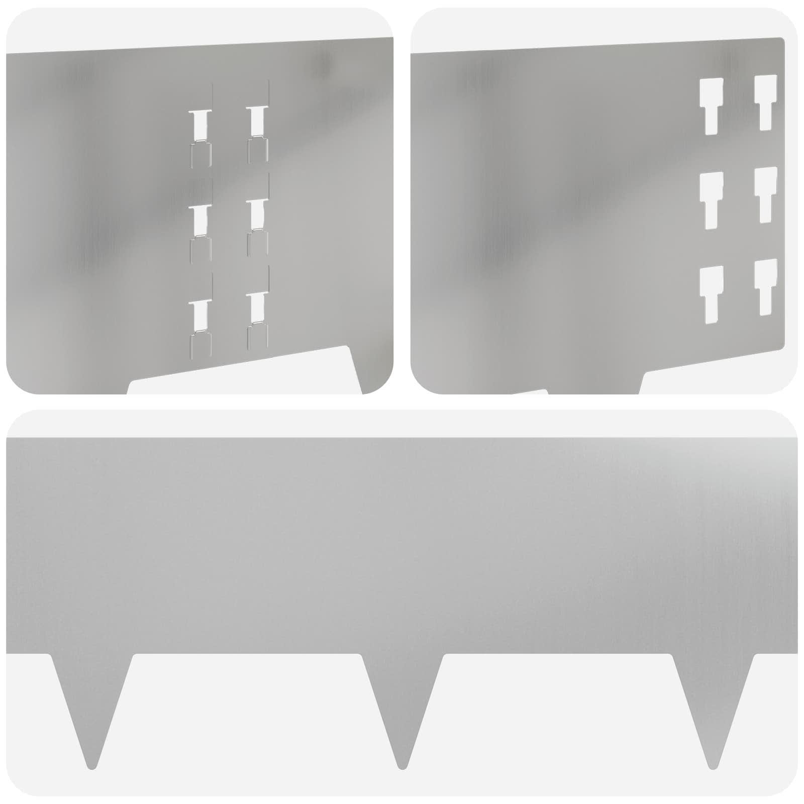 Nurmireunus 10 Pcs 100 X 25 Cm Teräs Hopea