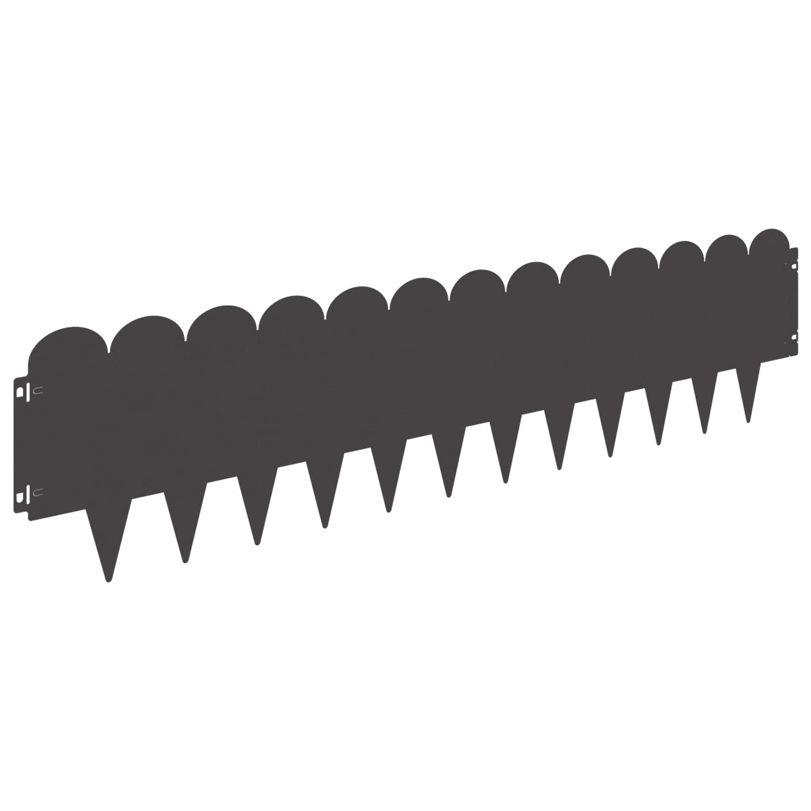Nurmireunus 30 Pcs 103 X 25 Cm Teräs Musta