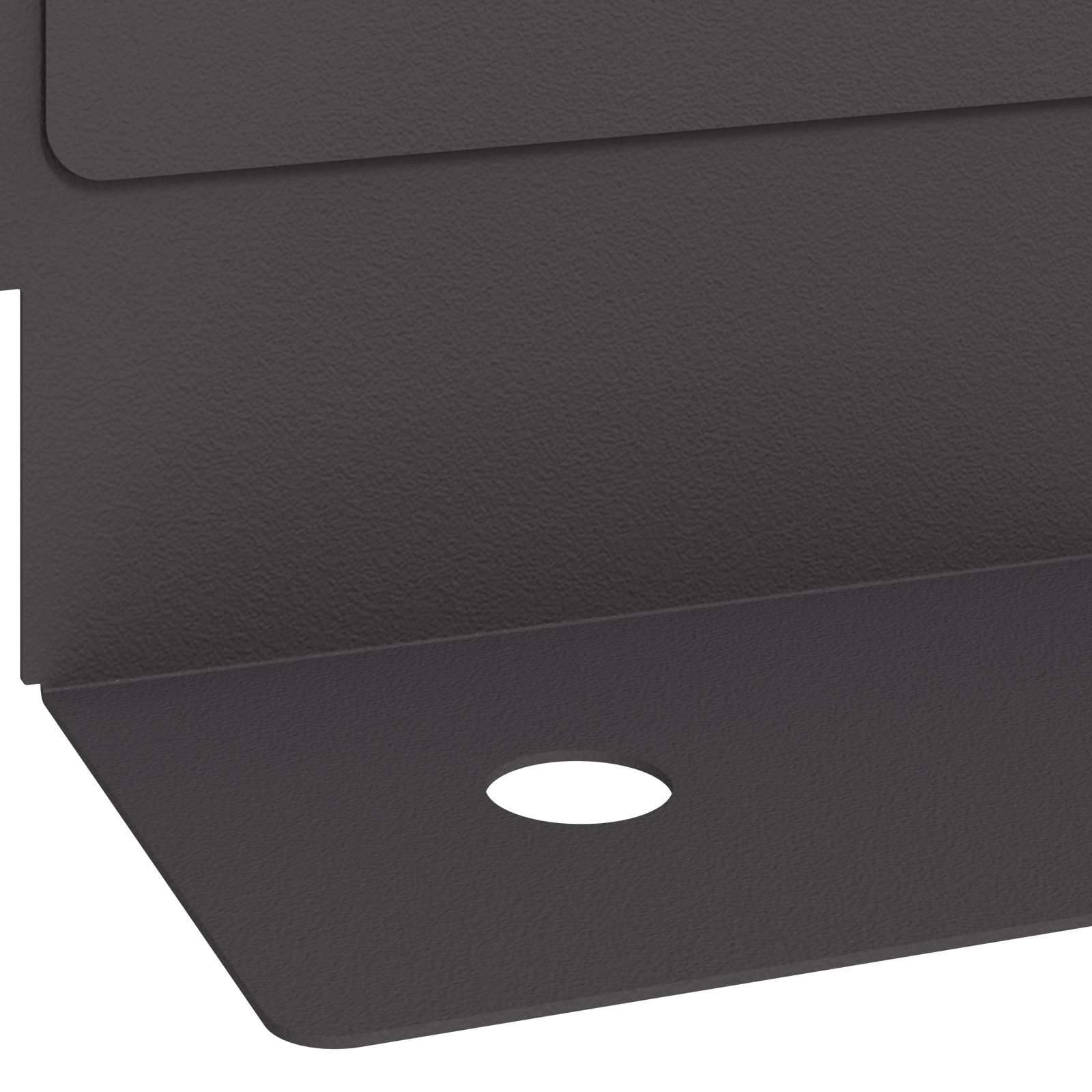 Nurmireunus 30 Pcs 102 X 4 X 4 Cm Teräs Musta