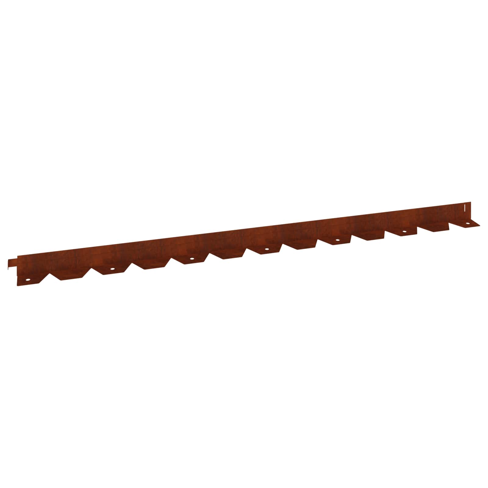 Nurmireunus 10 Pcs 102 X 4 X 4 Cm Teräs Ruosteinen