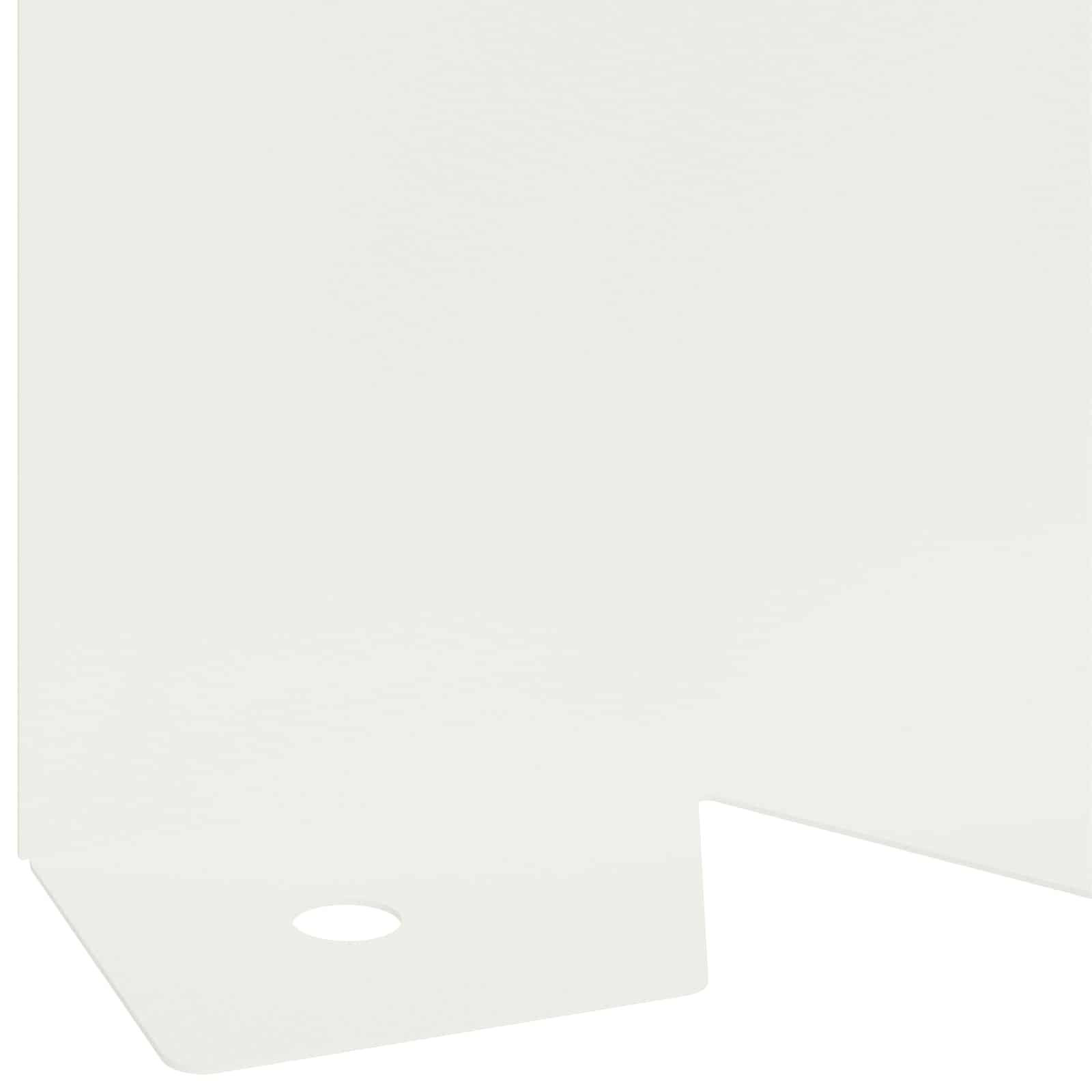 Nurmireunus 10 Pcs 102 X 10 X 4 Cm Teräs Valkoinen
