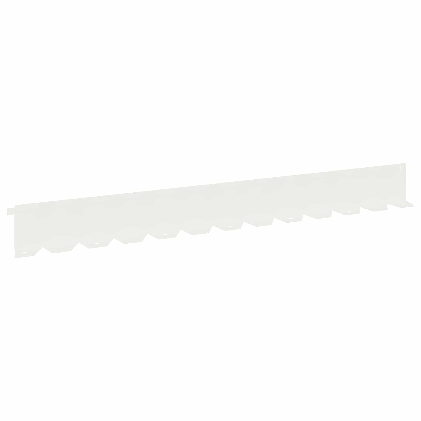 Nurmireunus 20 Pcs 102 X 10 X 4 Cm Teräs Valkoinen