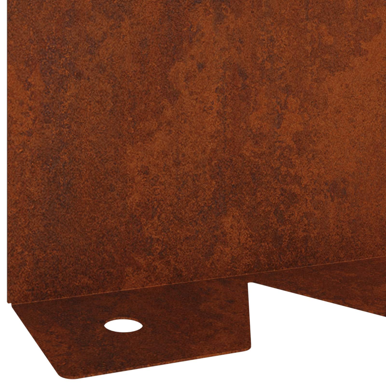 Nurmireunus 10 Pcs 102 X 10 X 4 Cm Teräs Ruosteinen