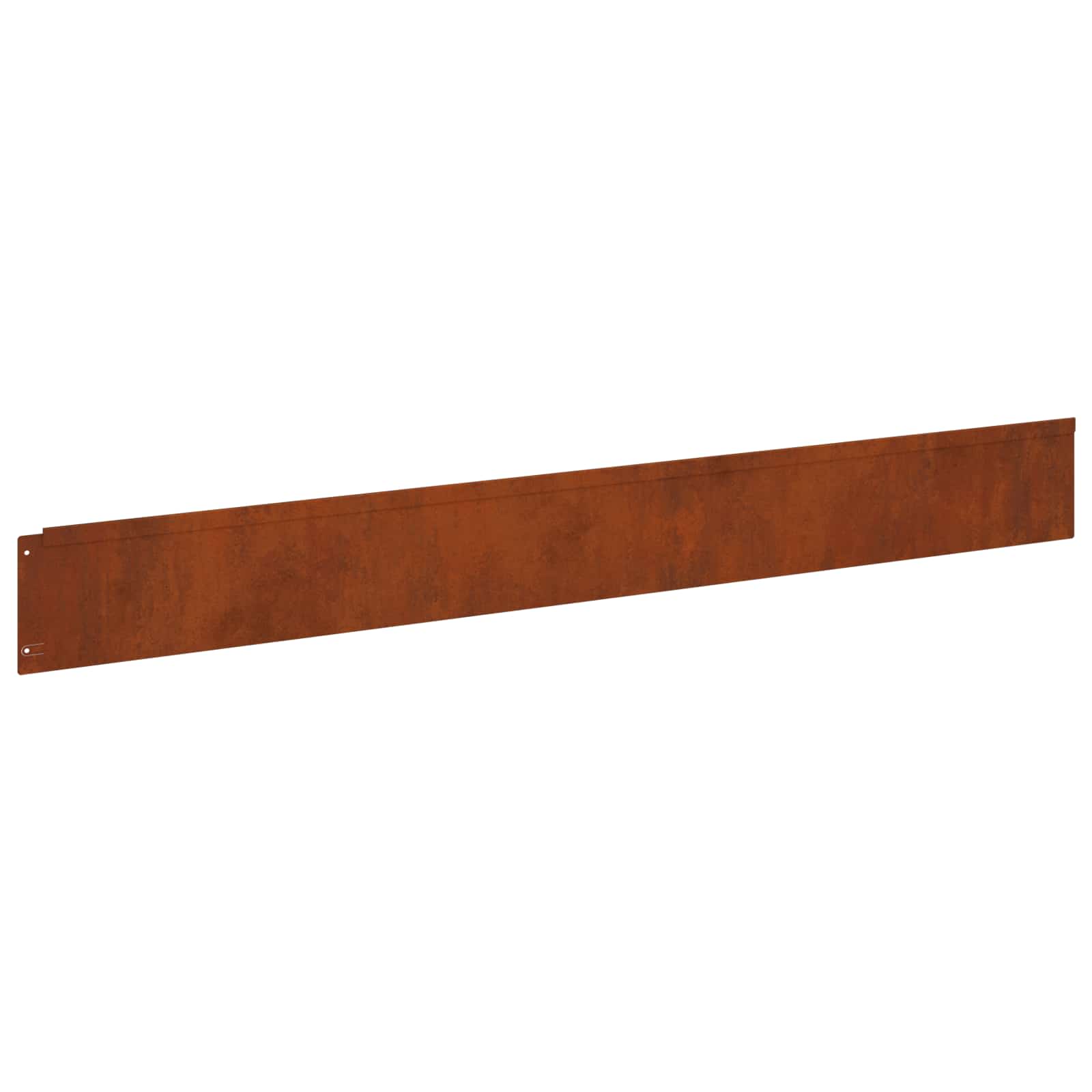 Nurmireunus 50 Pcs 100 X 12 Cm Teräs Ruosteinen