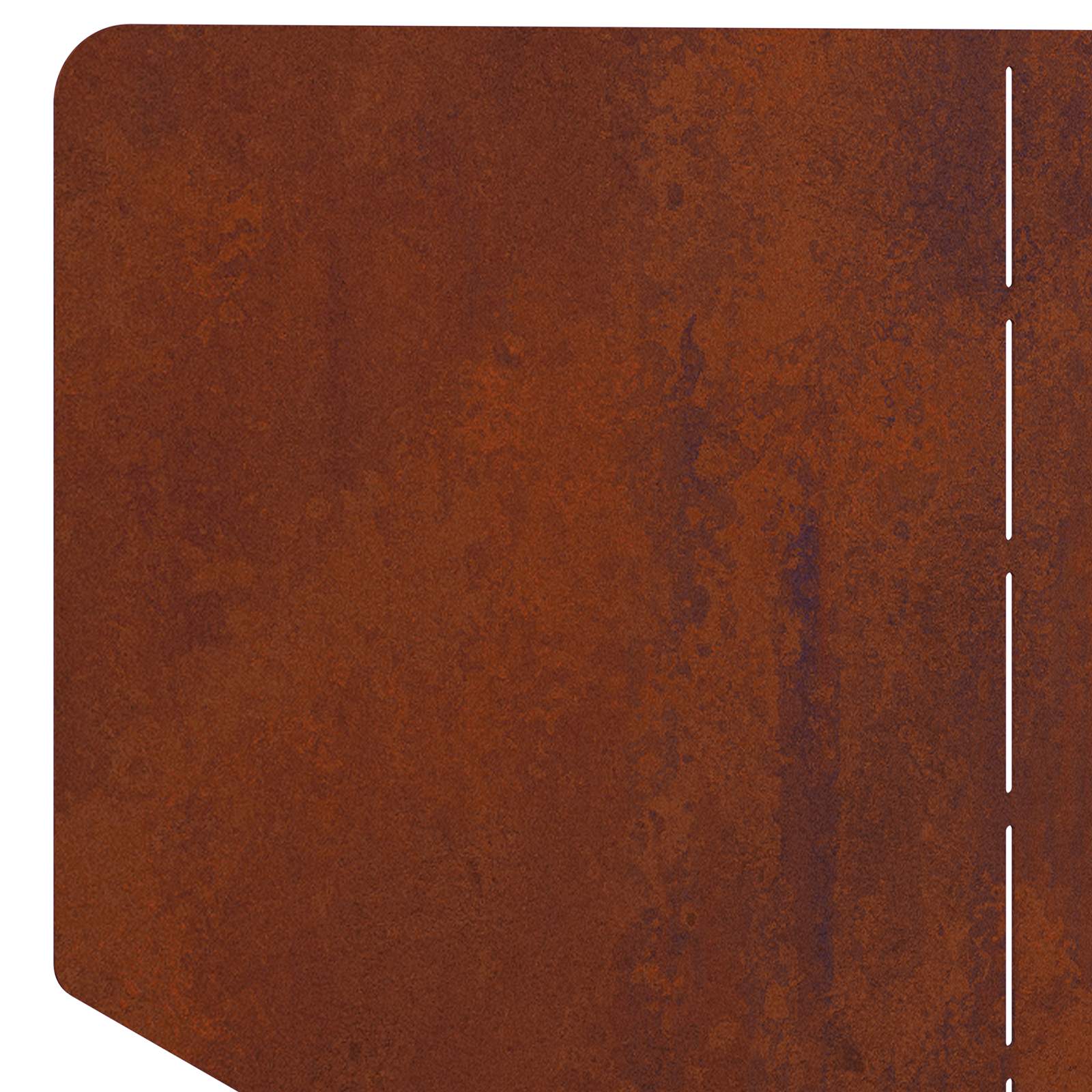 Nurmireunus 100 X 45 Cm Teräs Ruosteinen