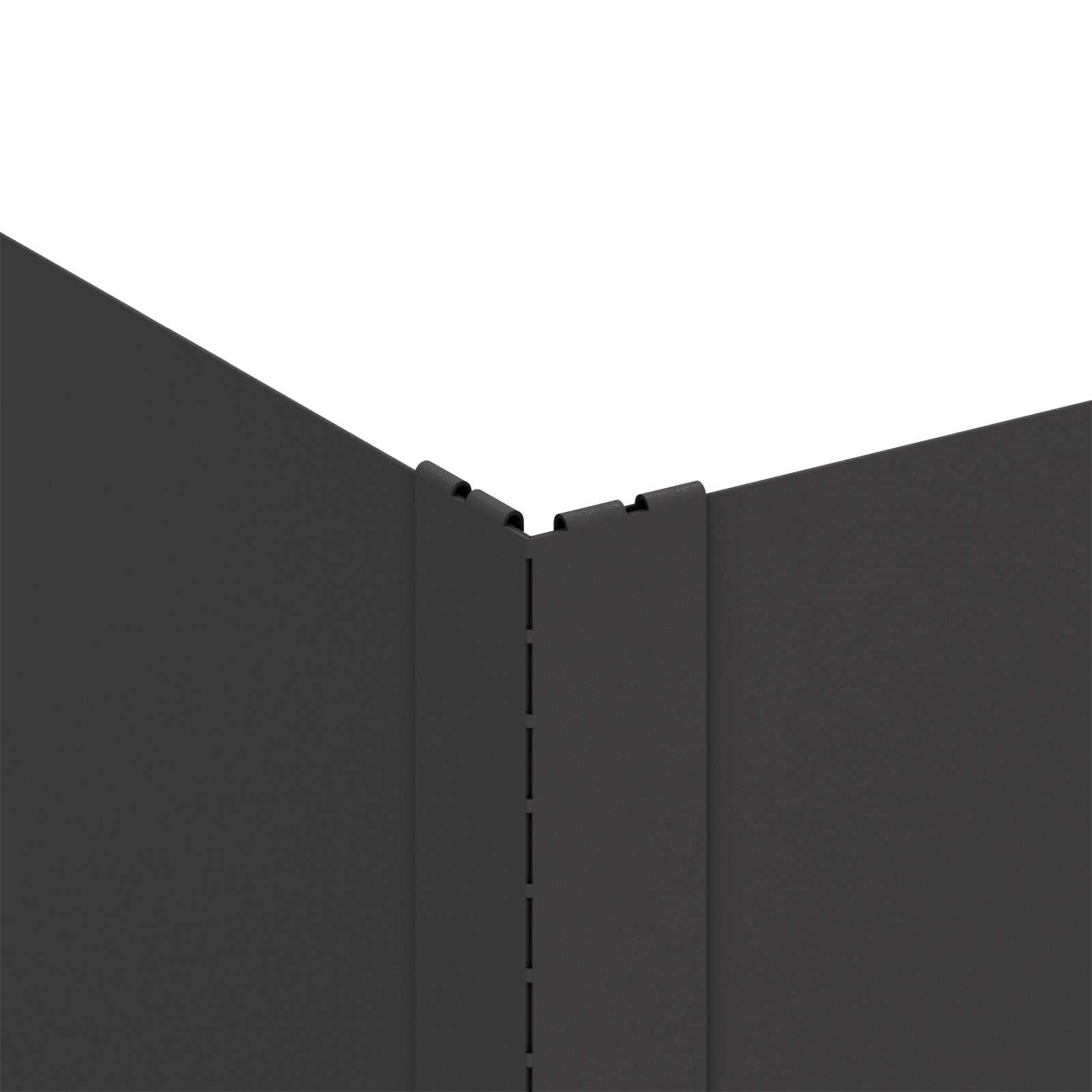Nurmireunus 4 Pcs 60 X 60 X 35 Cm Teräs Musta