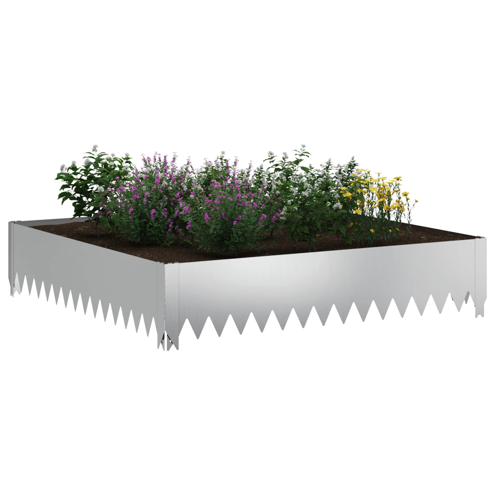 Nurmireunus 4 Pcs 100 X 100 X 20 Cm Teräs Hopea