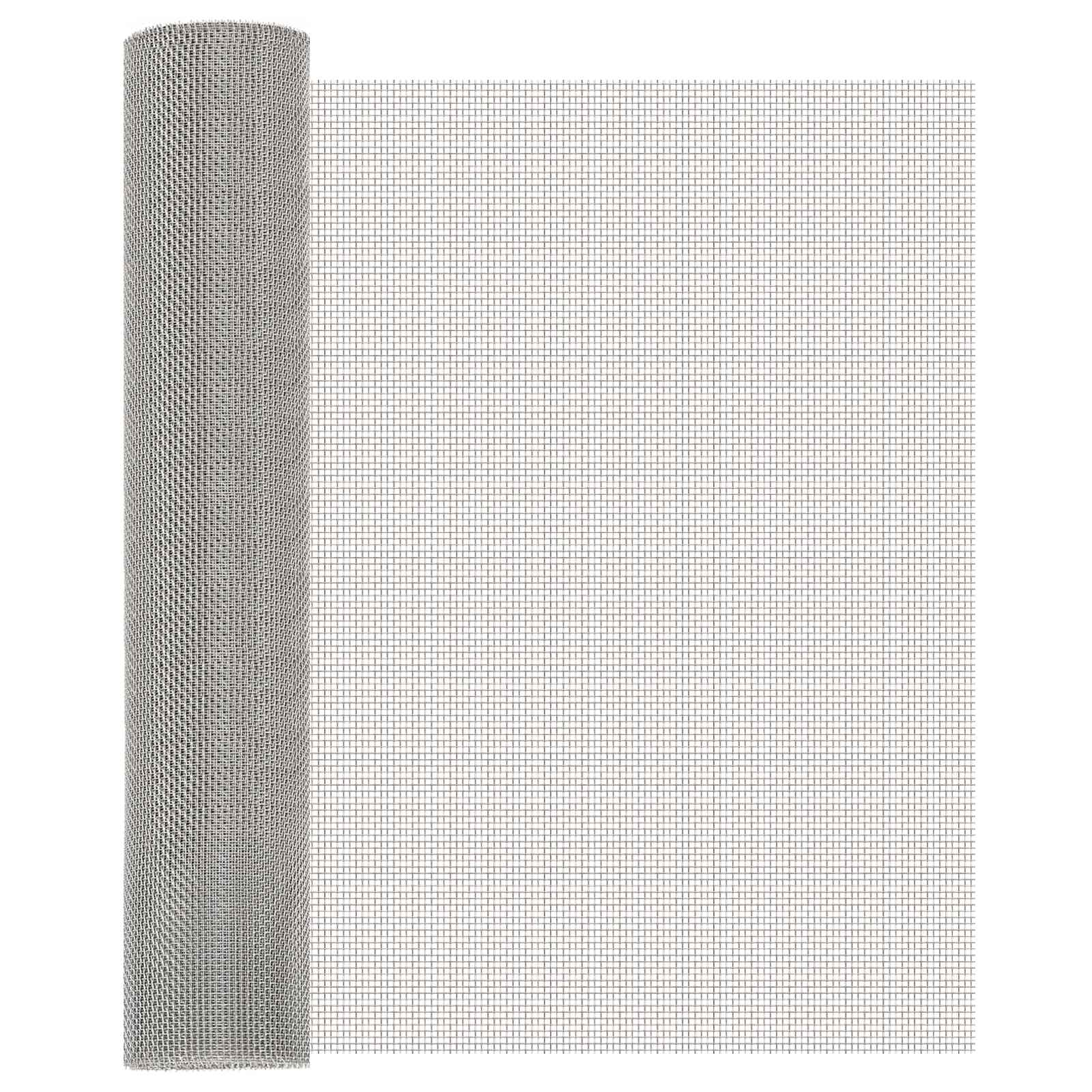Verkkoruudun 60 X 200 Cm 8 Mesh Ruostumaton Teräs 201 Hopea