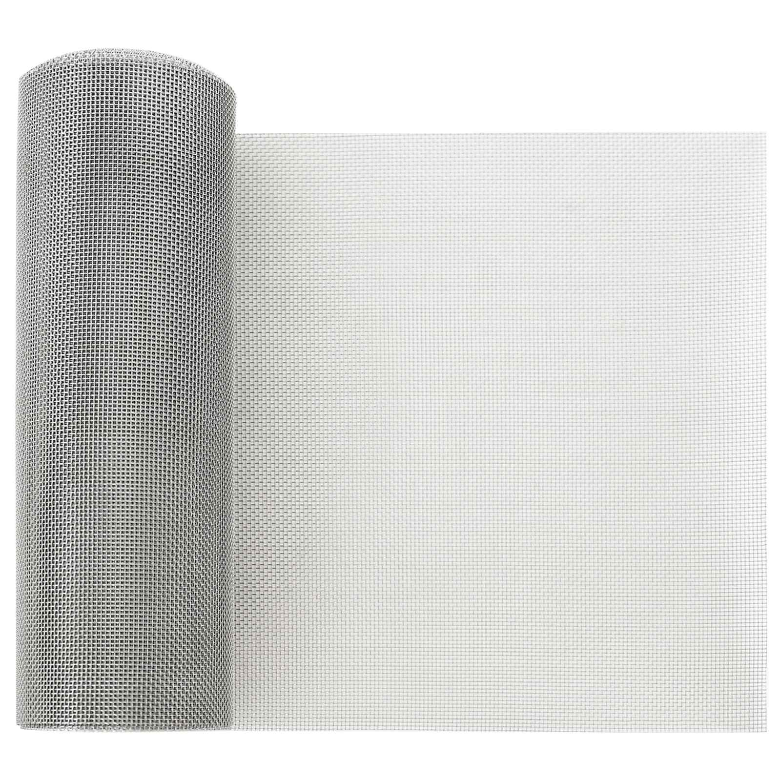 Verkkoruudun 20 X 500 Cm 20 Mesh Ruostumaton Teräs 201 Hopea
