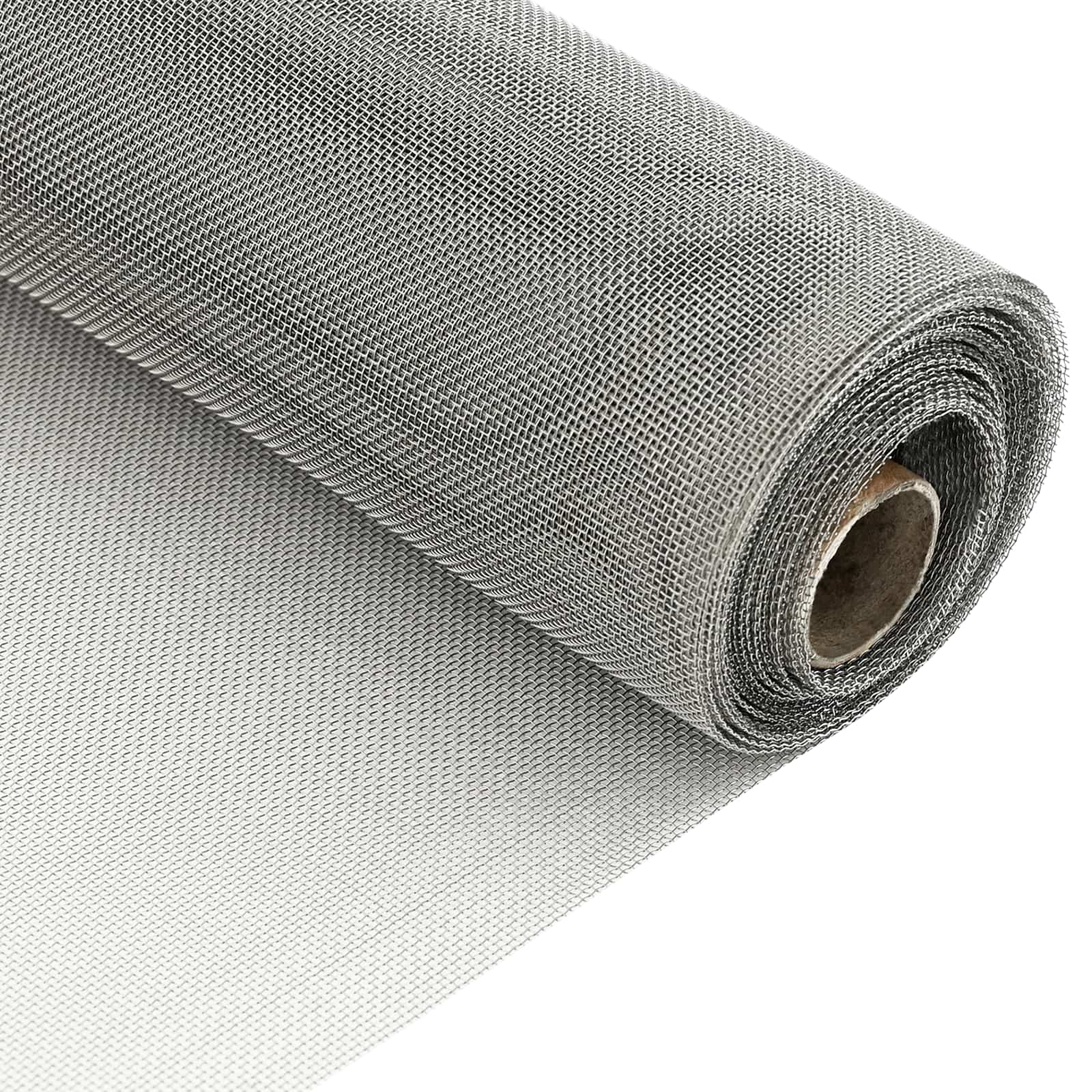 Verkkoruudun 120 X 2000 Cm 20 Mesh Ruostumaton Teräs 201 Hopea