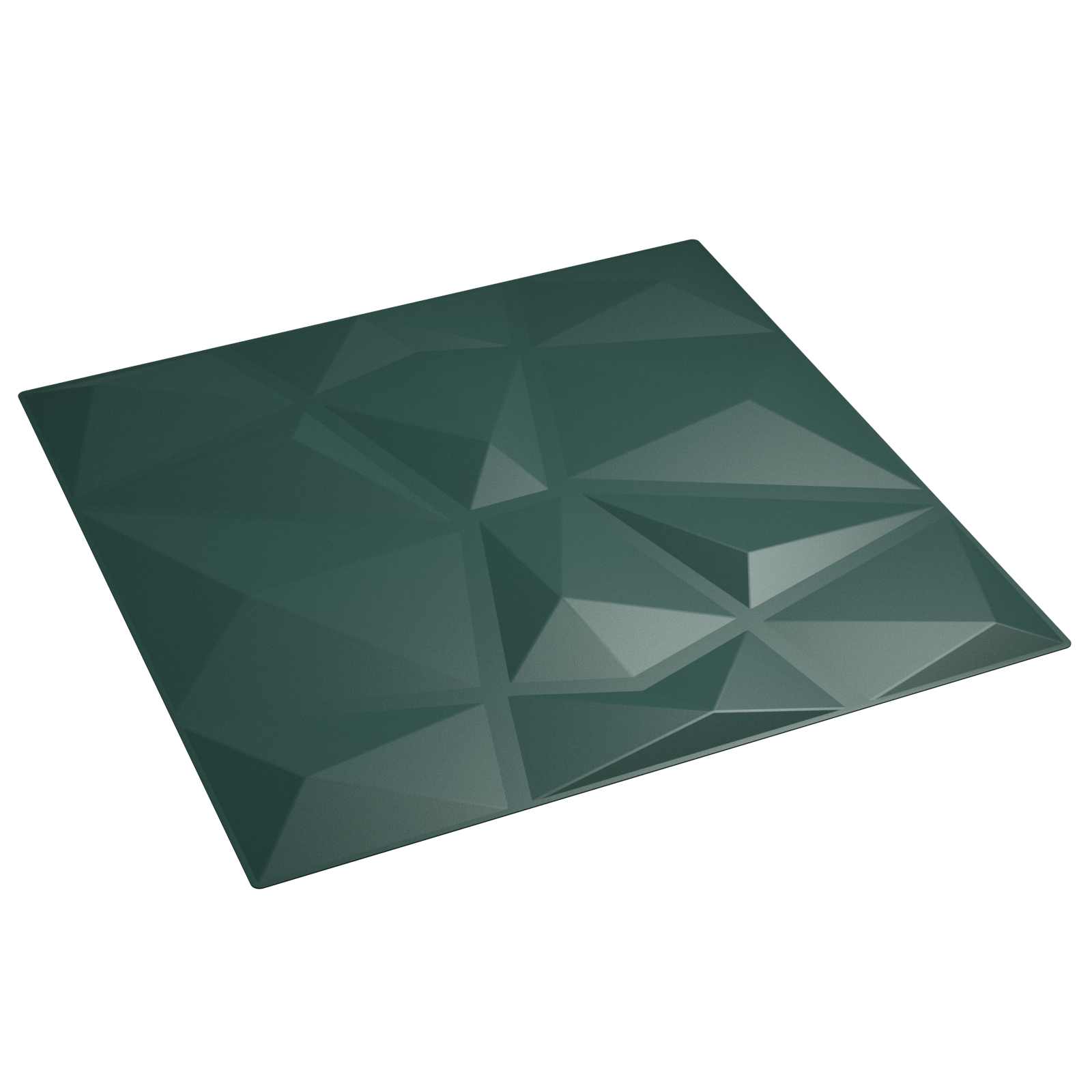 Seinäpaneelit 24 Pcs Vihreä 50 X 50 Cm Xps Vaahdon