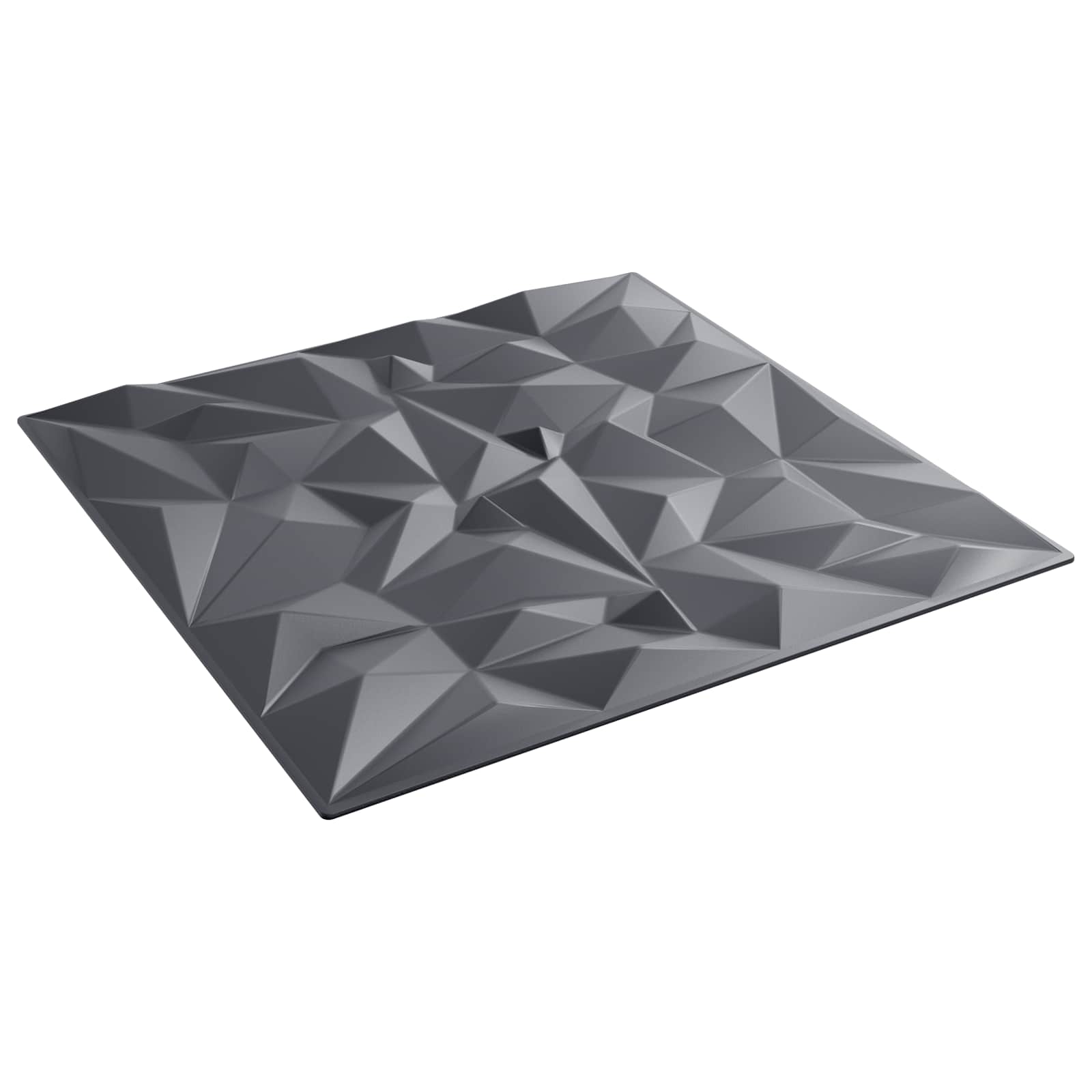 Seinäpaneelit 24 Pcs Ametistiharmaa 50 X 50 Cm Xps Vaahdon