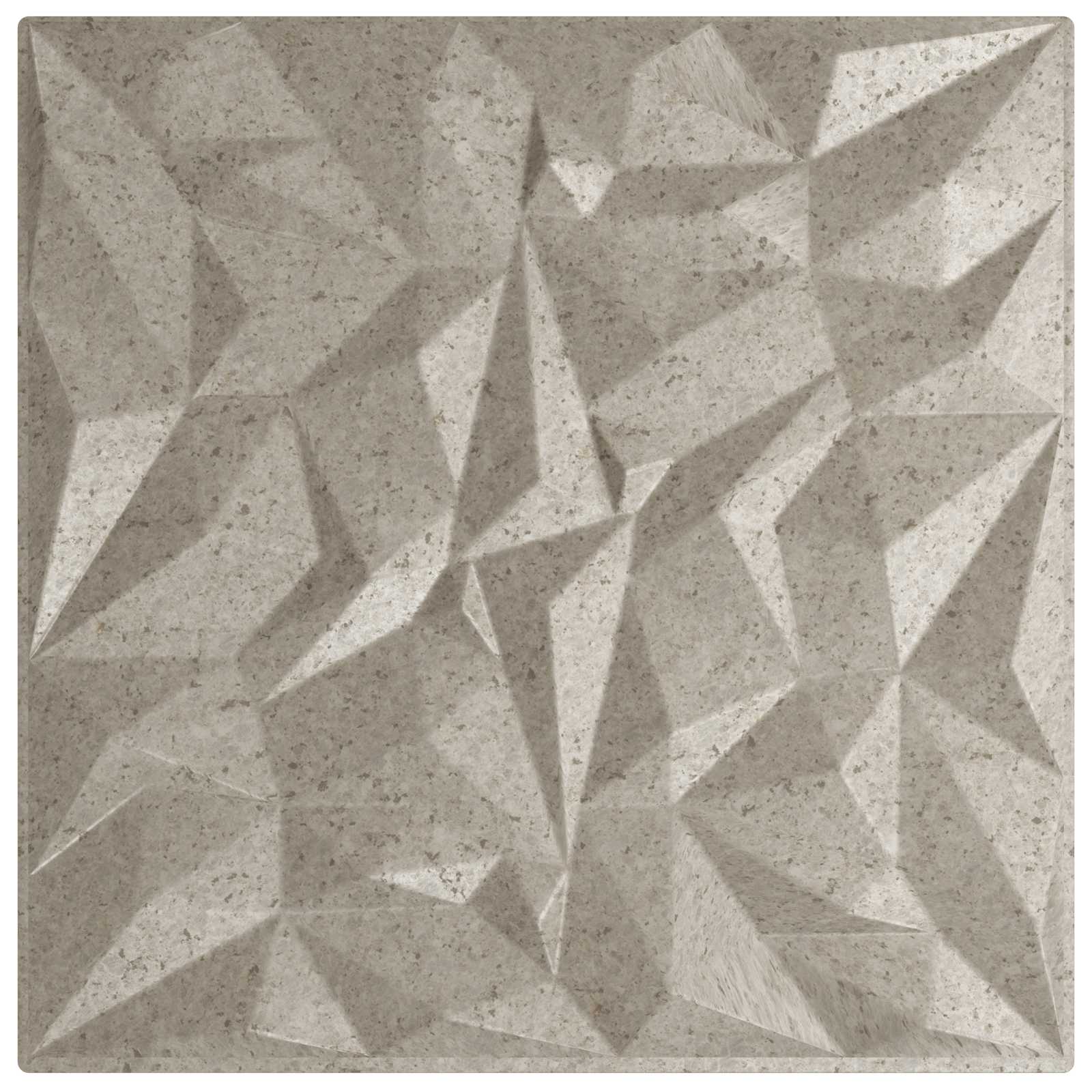 Seinäpaneelit 48 Pcs Ametistibetoni 50 X 50 Cm Xps Vaahdon